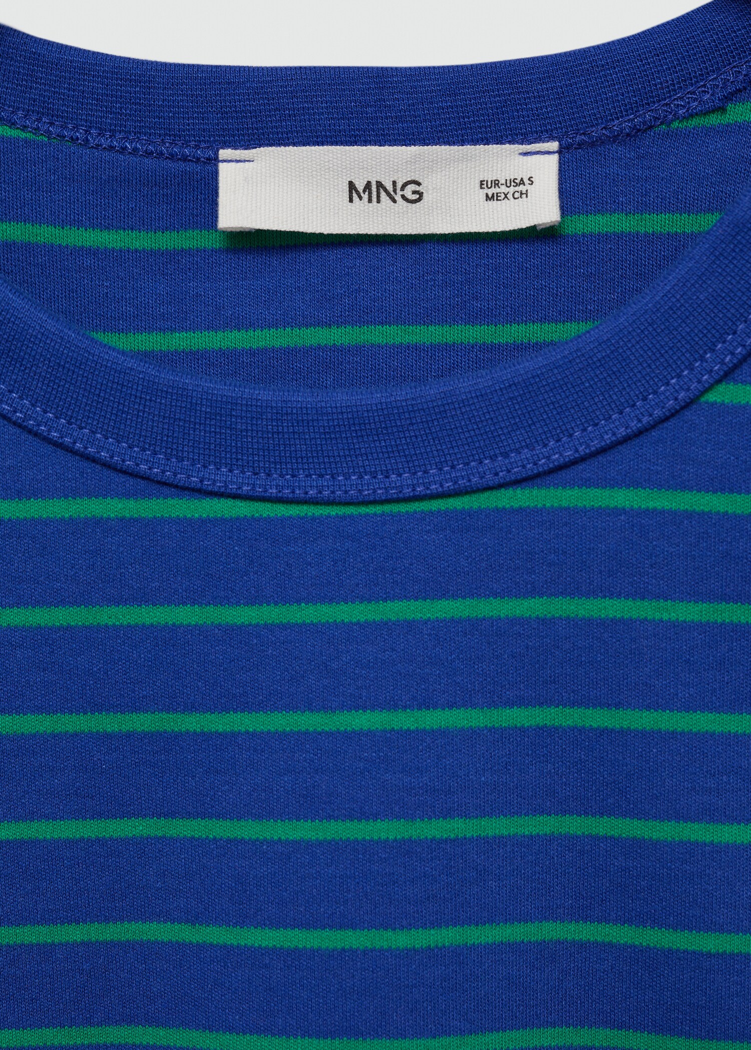 Printed striped T-shirt - Details of the article 8