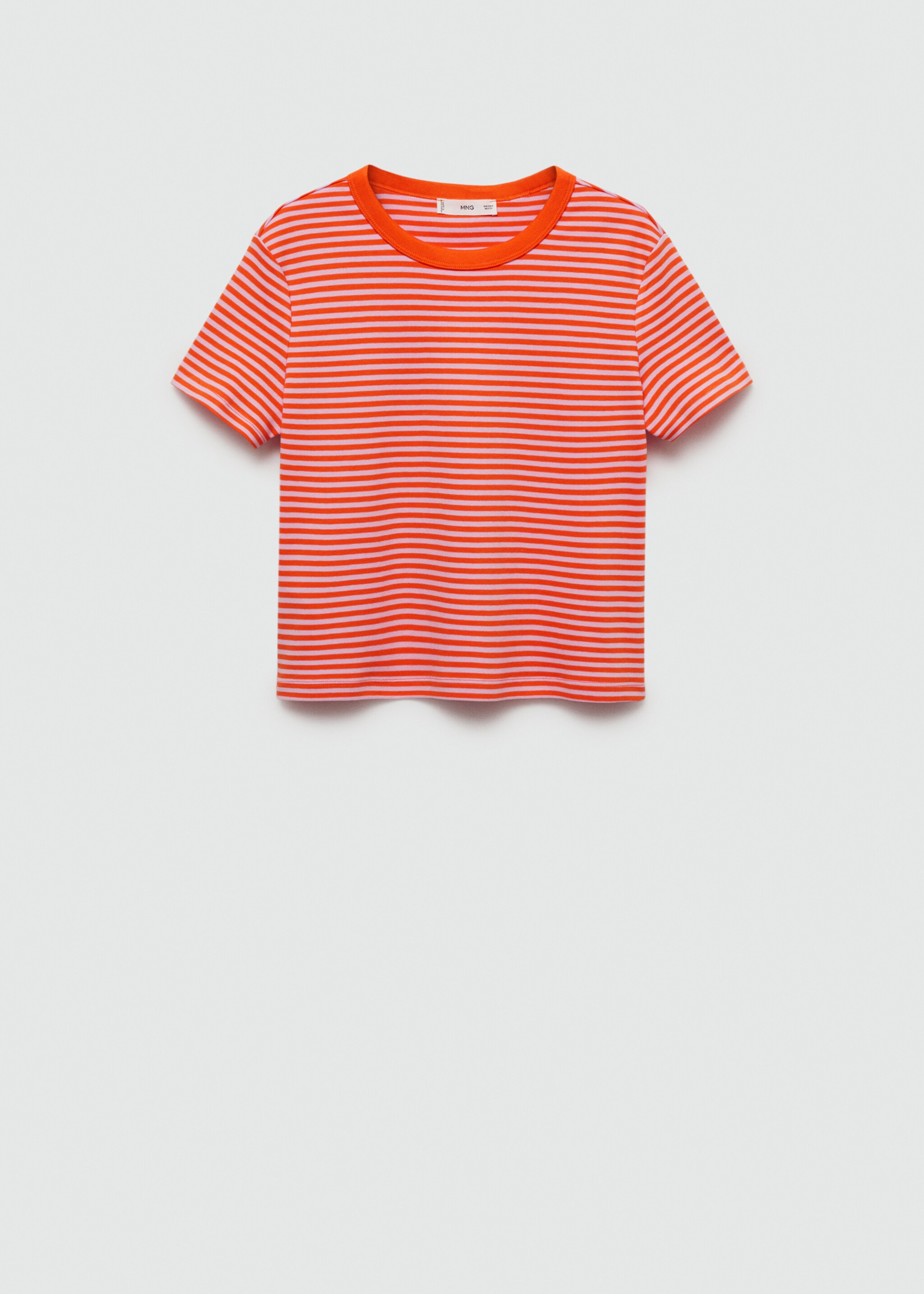 Printed striped T-shirt - Article without model