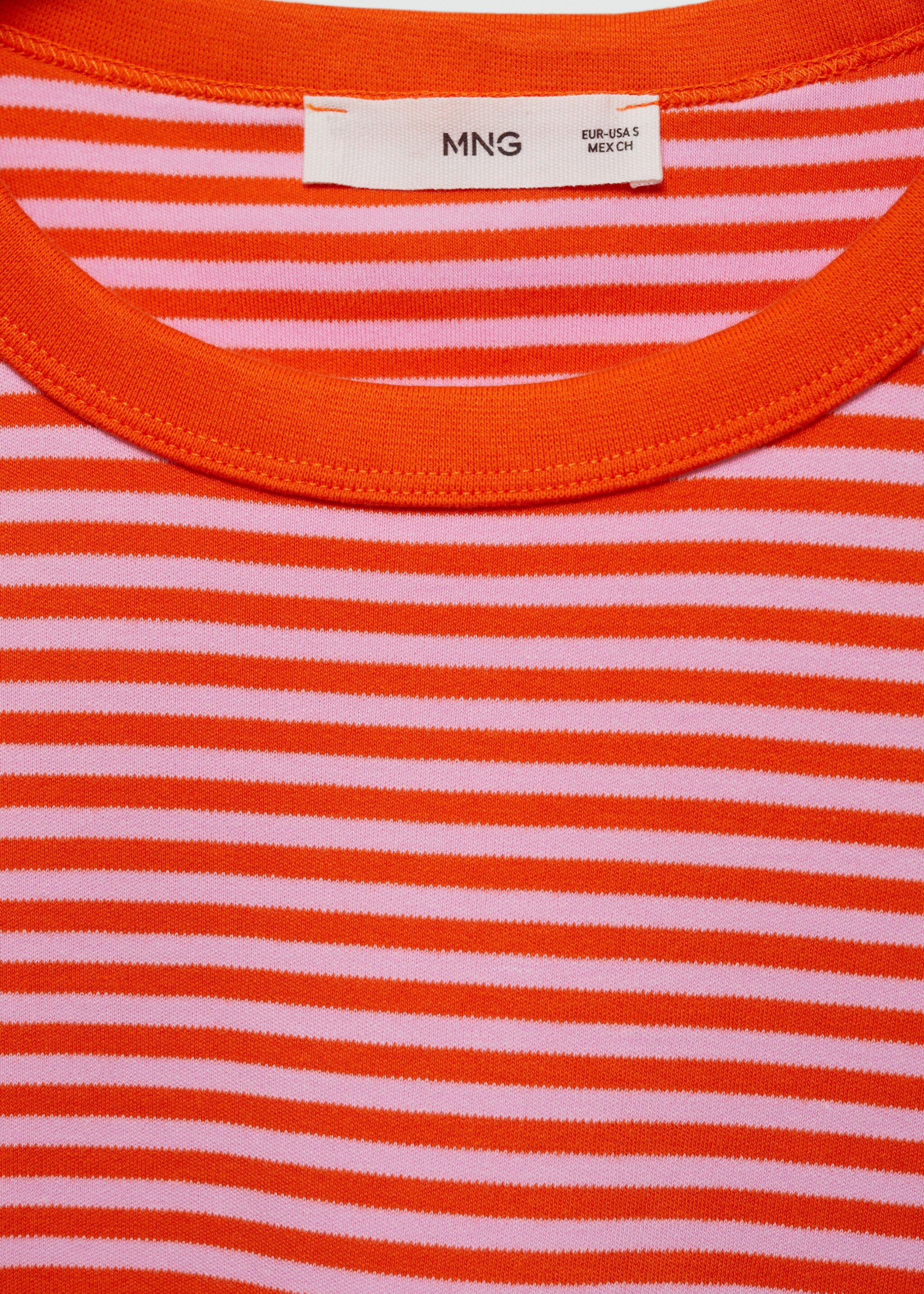 Printed striped T-shirt - Details of the article 8