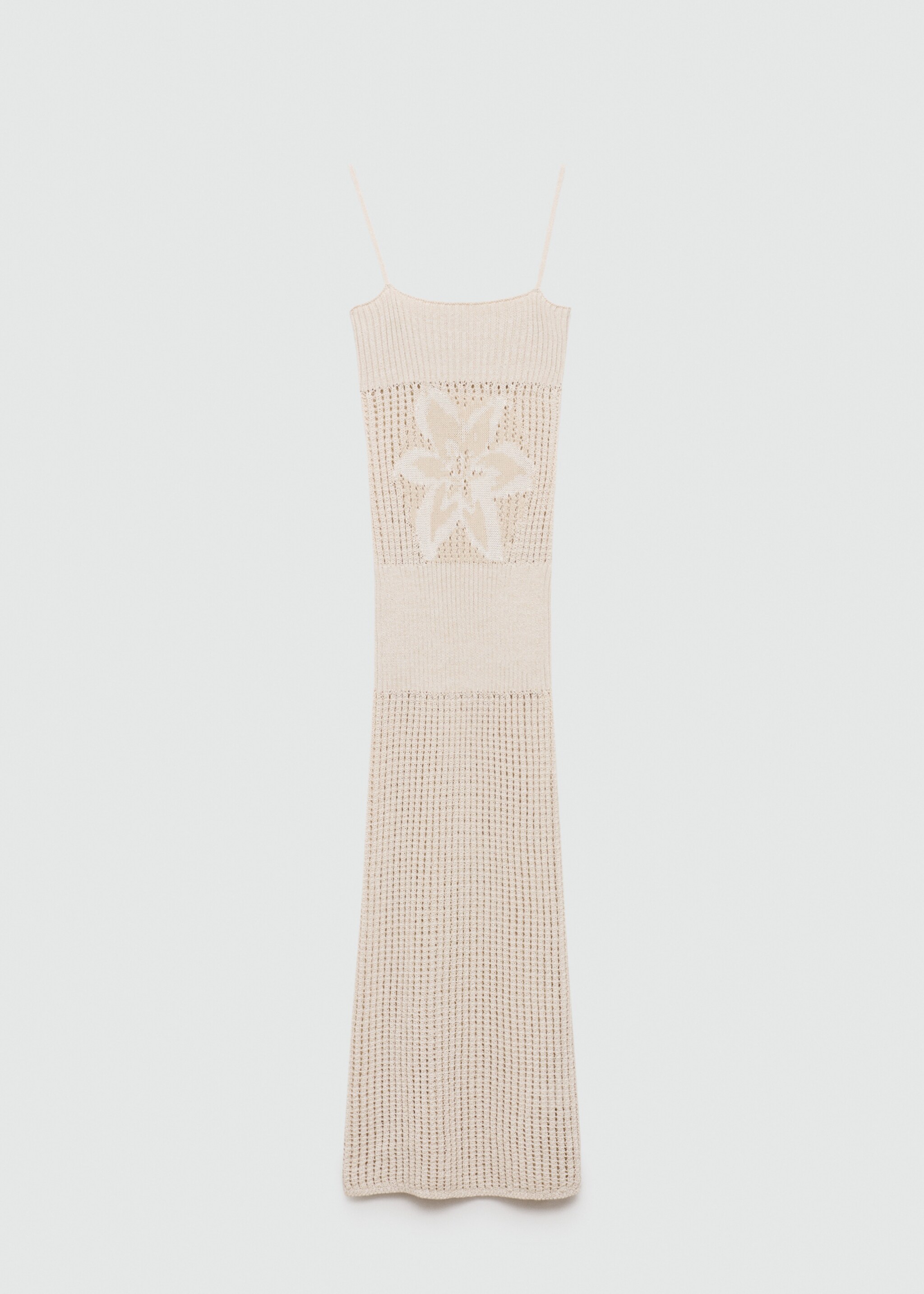 Floral knitted maxi-dress - Article without model