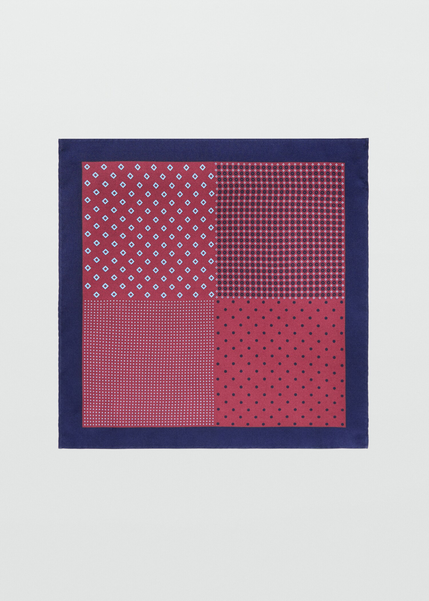 Printed silk pocket square - Article without model