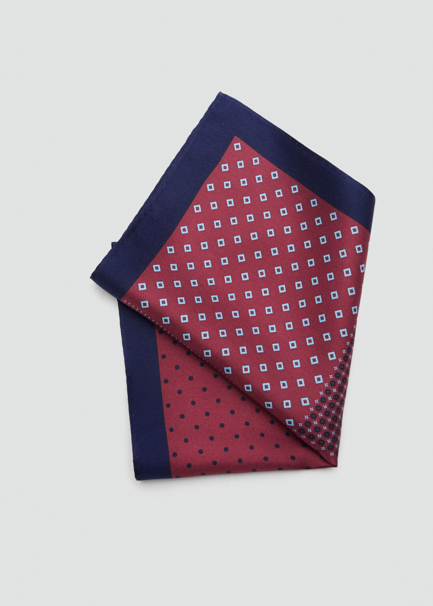 Printed silk pocket square - Details of the article 1