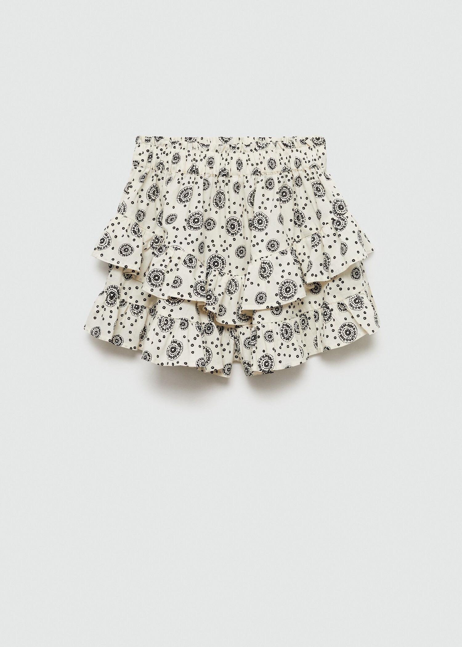 Gonna-pantalone stampata - Articolo senza modello