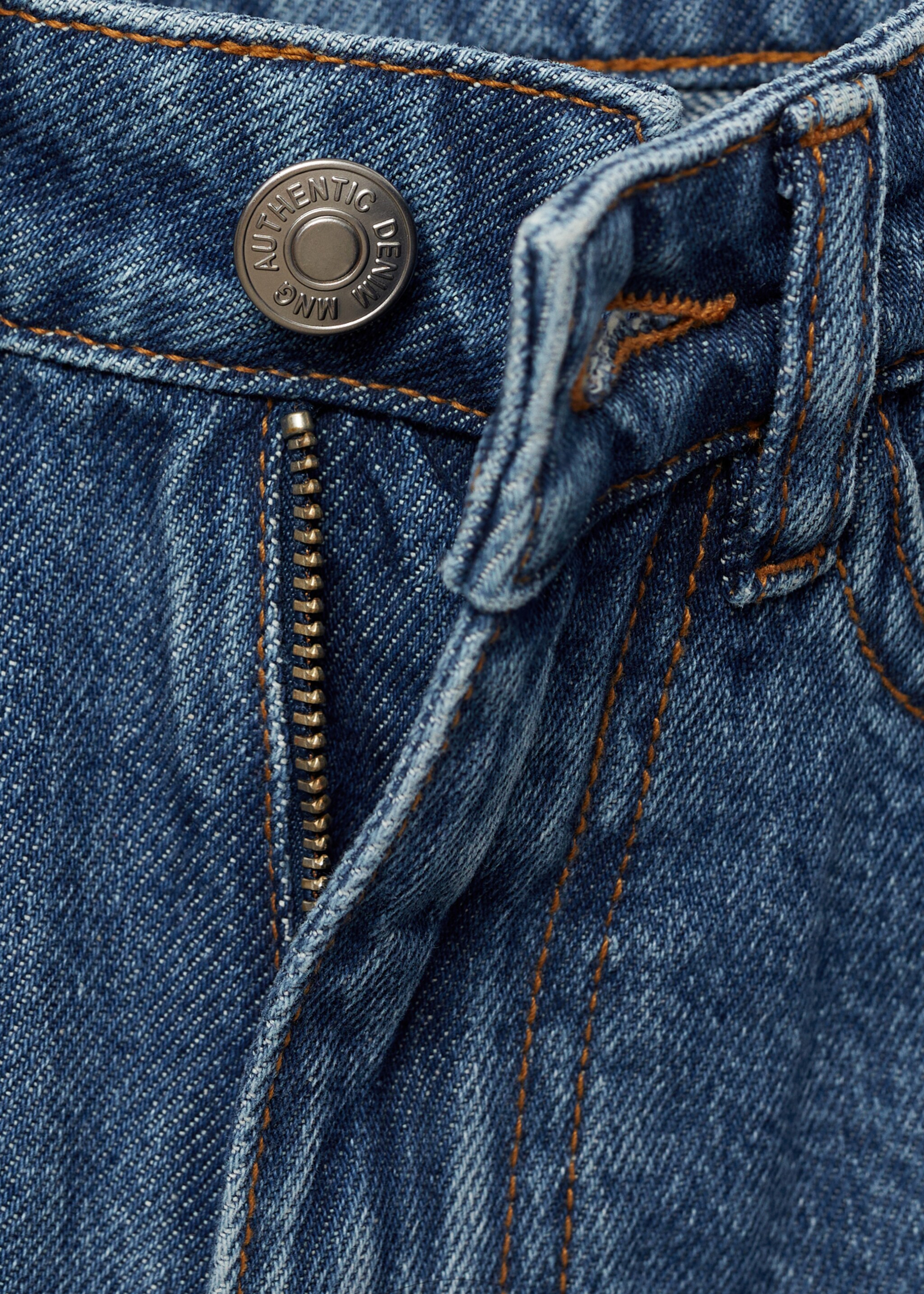 Denimshorts med frynsete kant - Artikkeldetalj 8