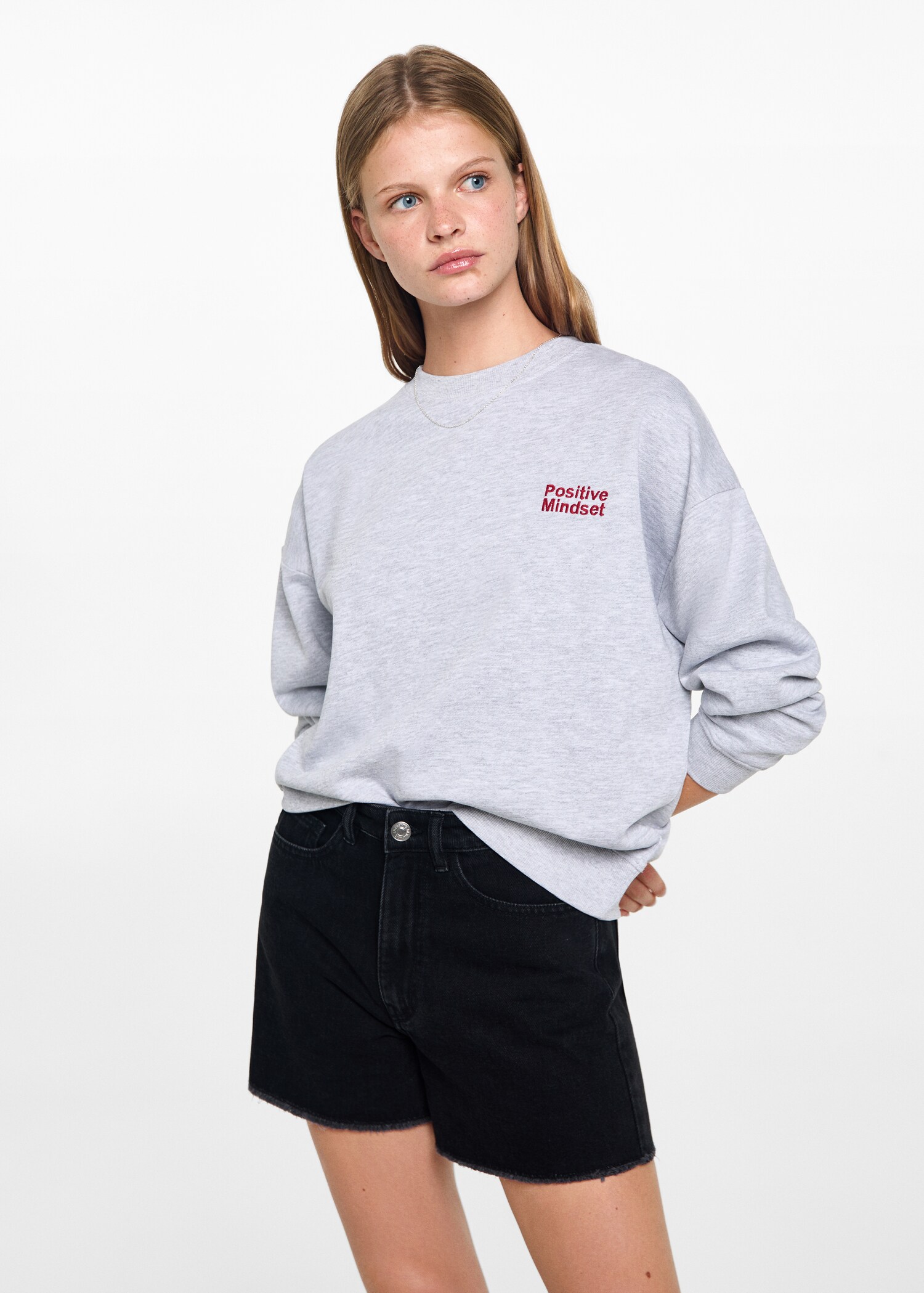 Shorts texans vora desfilada - Pla mig