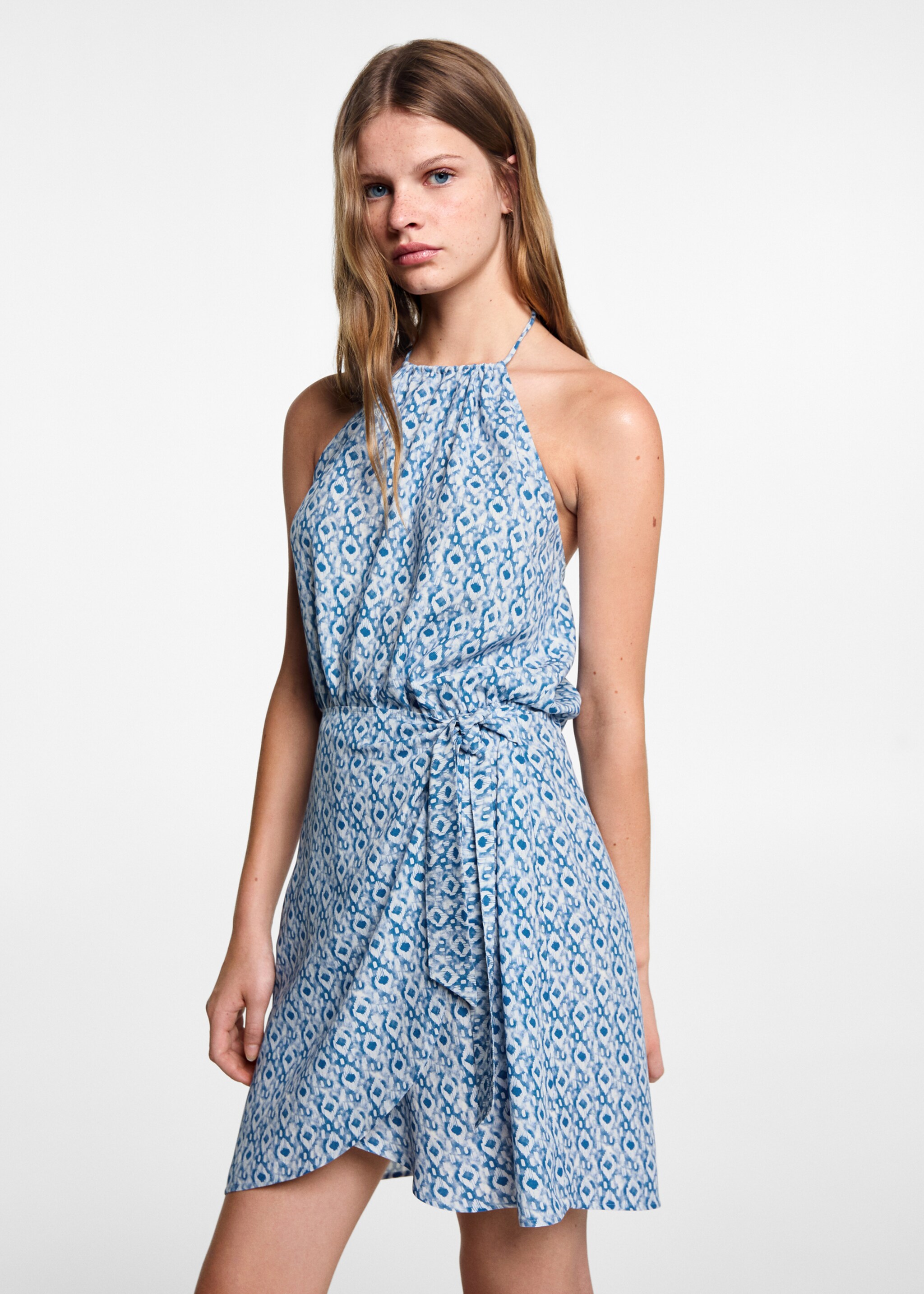 Robe courte imprimée - Plan moyen