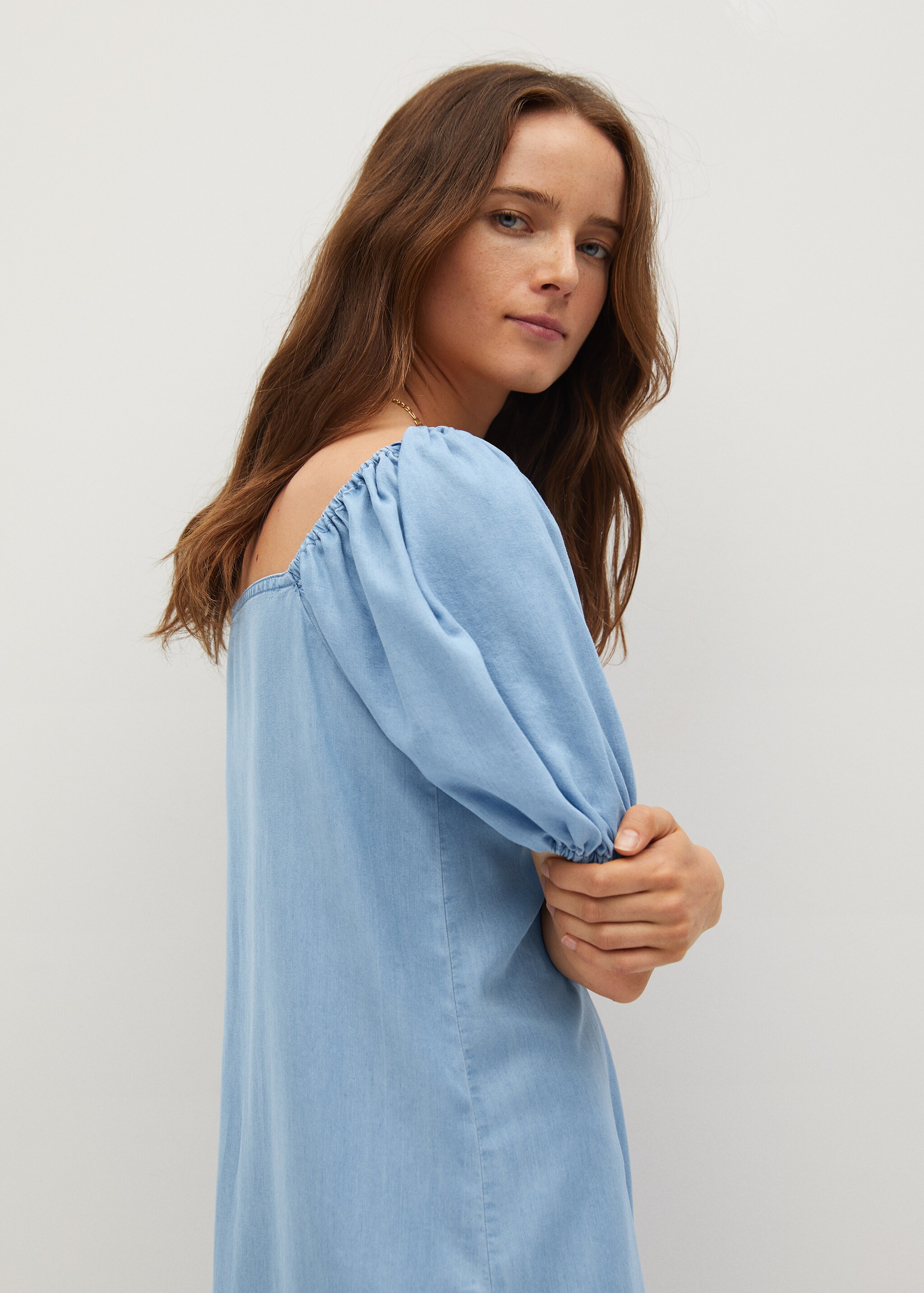 Vestido denim claro - Detalle del artículo 2