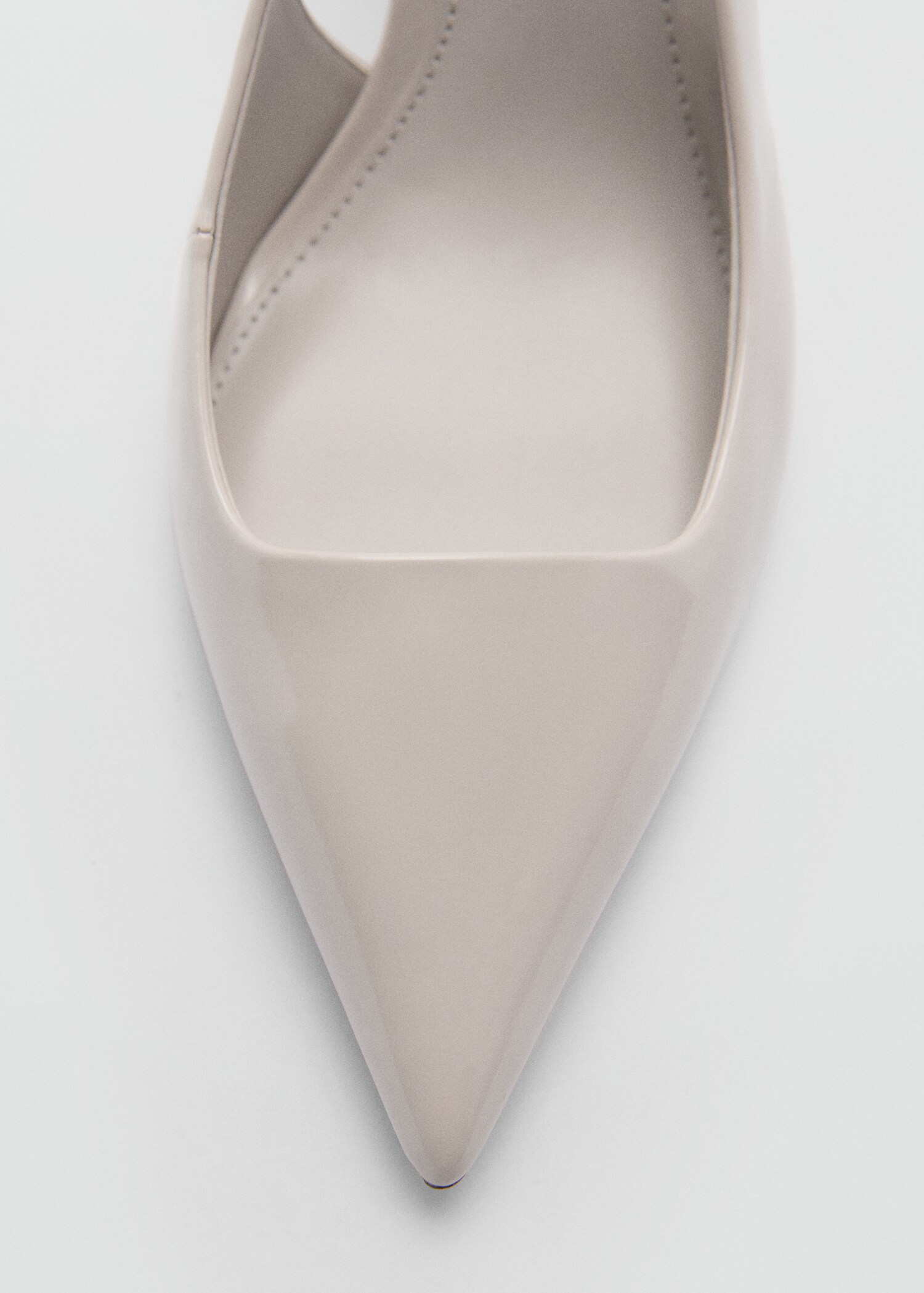 Patent leather-effect heeled shoes - Details of the article 1