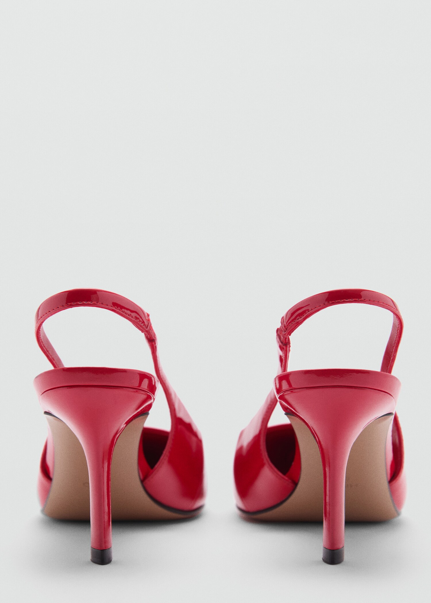 Patent leather-effect heeled shoes - Details of the article 1