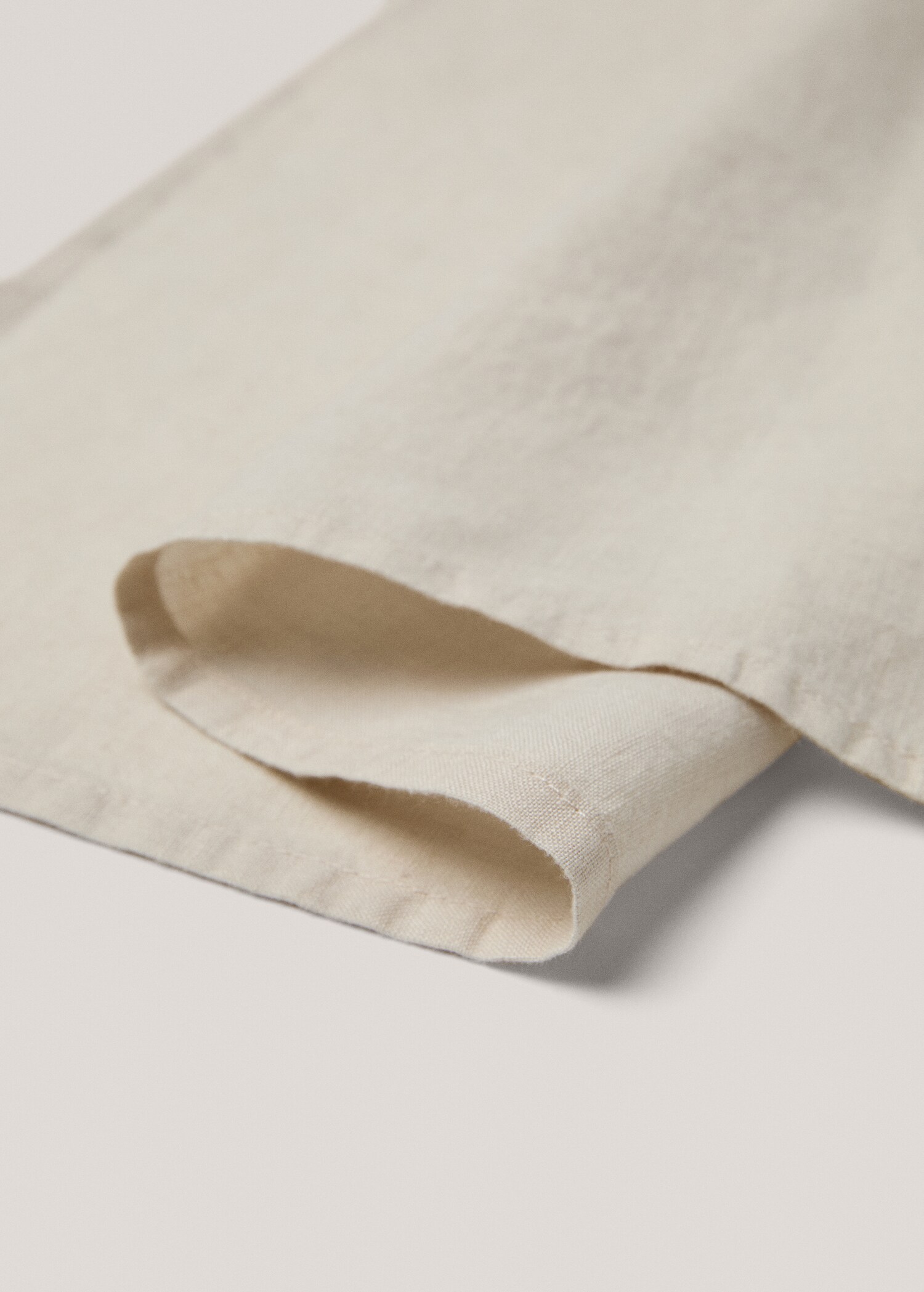 100% plain linen placemat - Details of the article 1