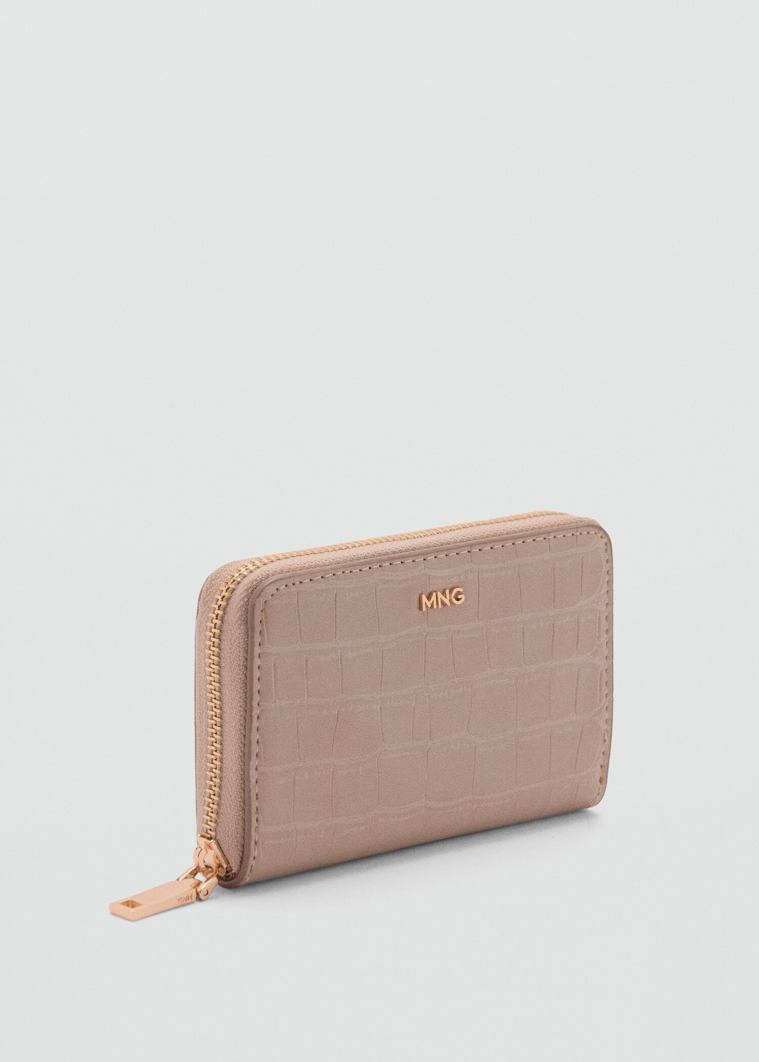 Crocodile-effect purse - Medium plane