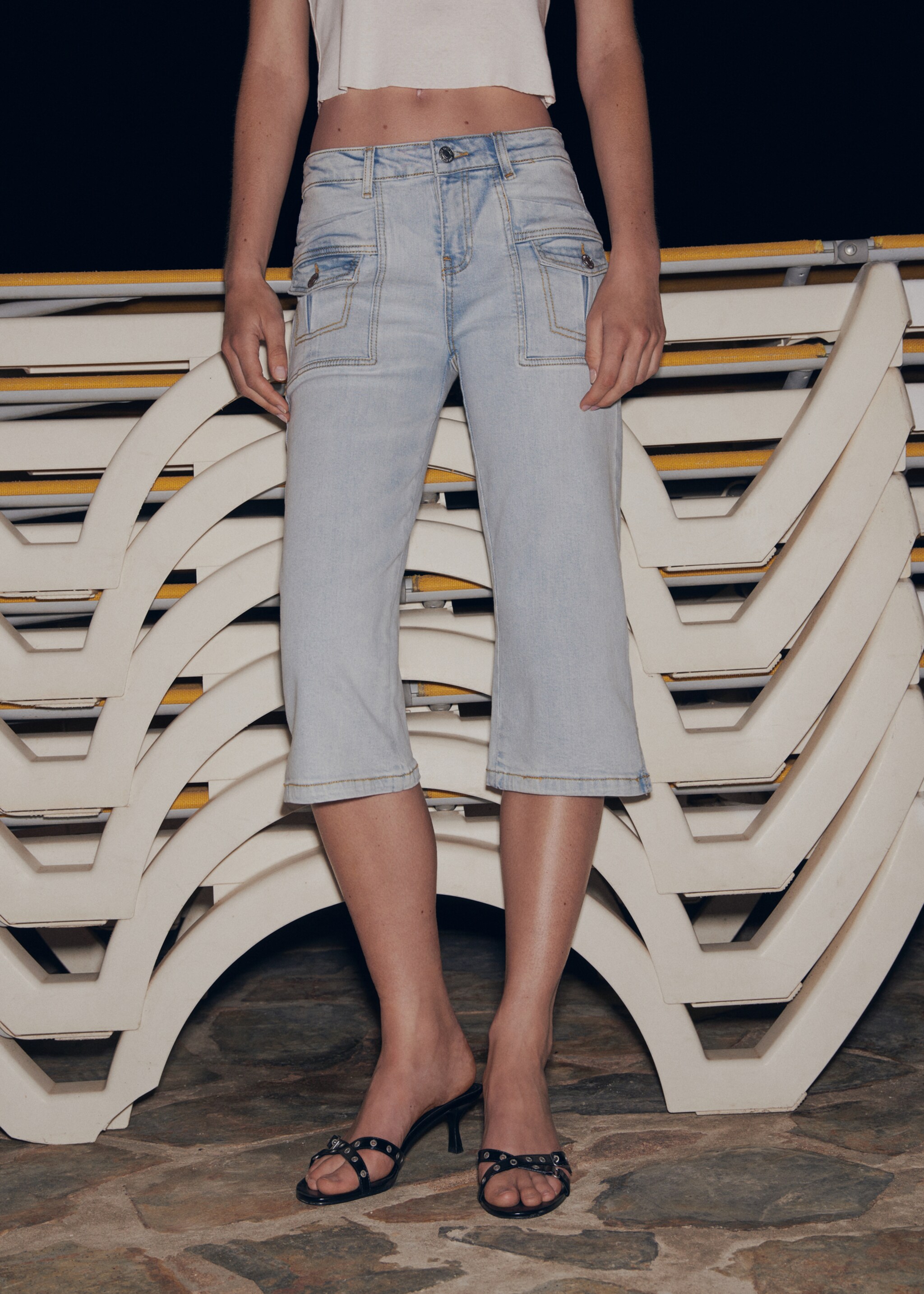 Gerade Capri-Jeans - Detail des Artikels 7