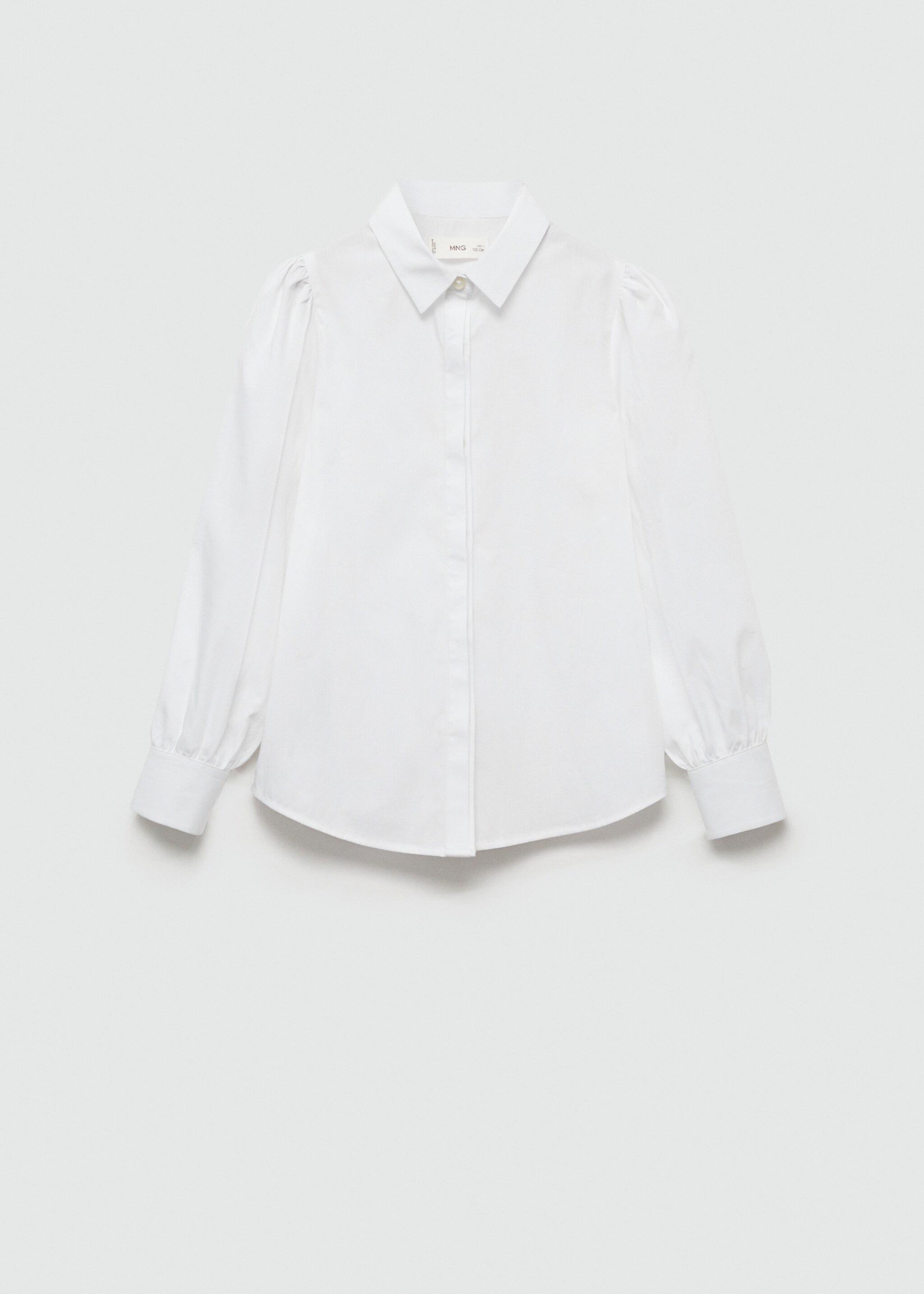 Camisa botón cuello - Artículo sin modelo, Blanco. Ref: 77091506-00.