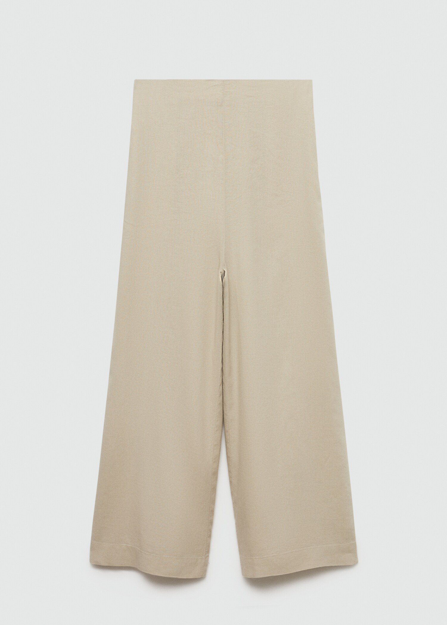 Wideleg linen trousers - Article without model