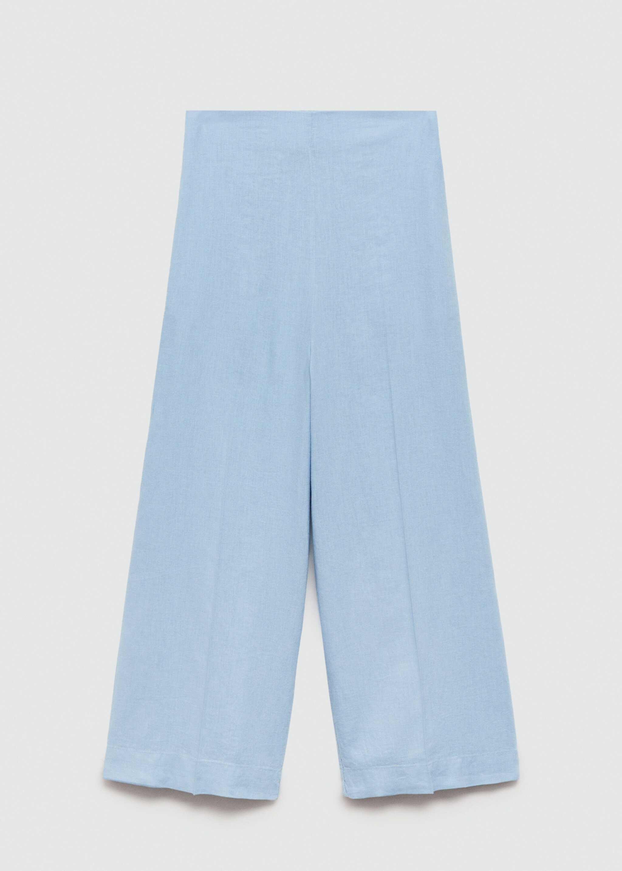 Wideleg linen trousers - Article without model