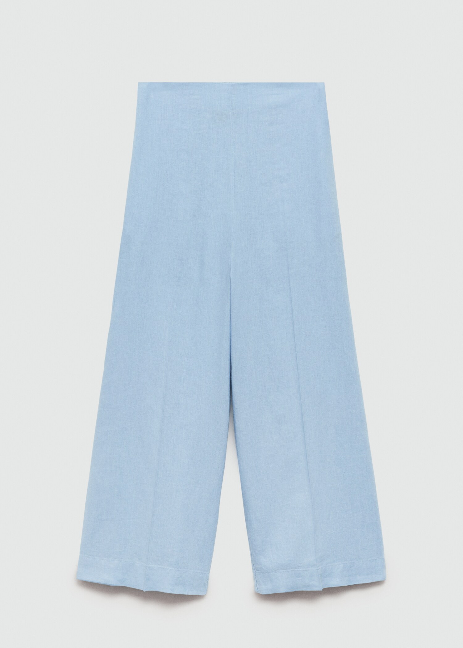 Wideleg linen trousers - Article without model