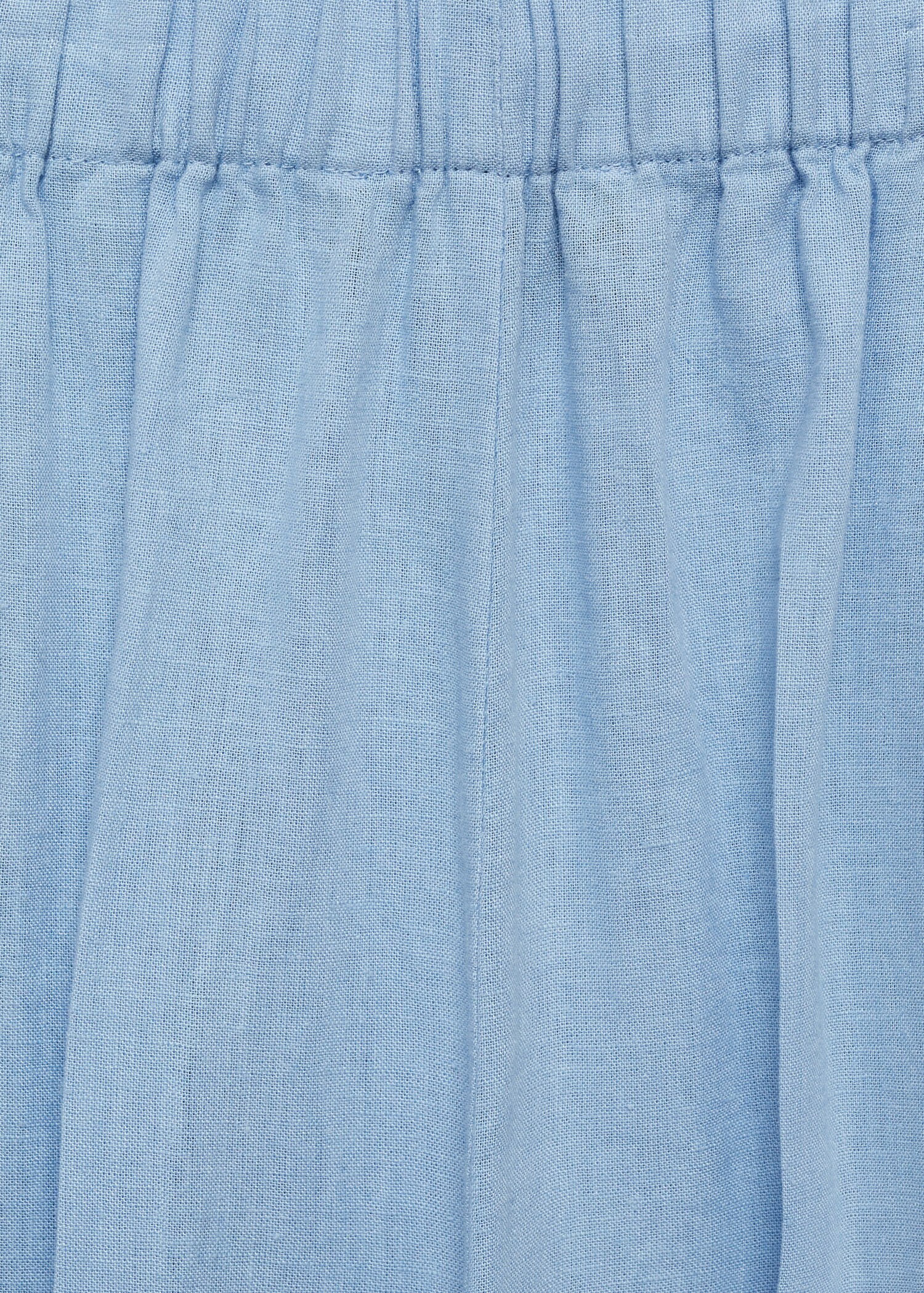 Wideleg linen trousers - Details of the article 8