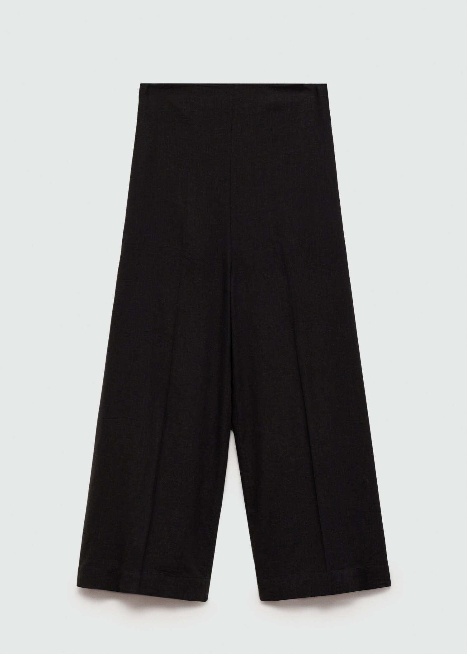 Wideleg linen trousers - Article without model