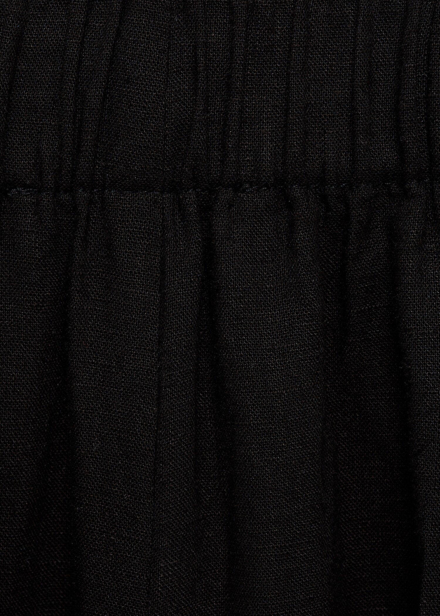 Wideleg linen trousers - Details of the article 8