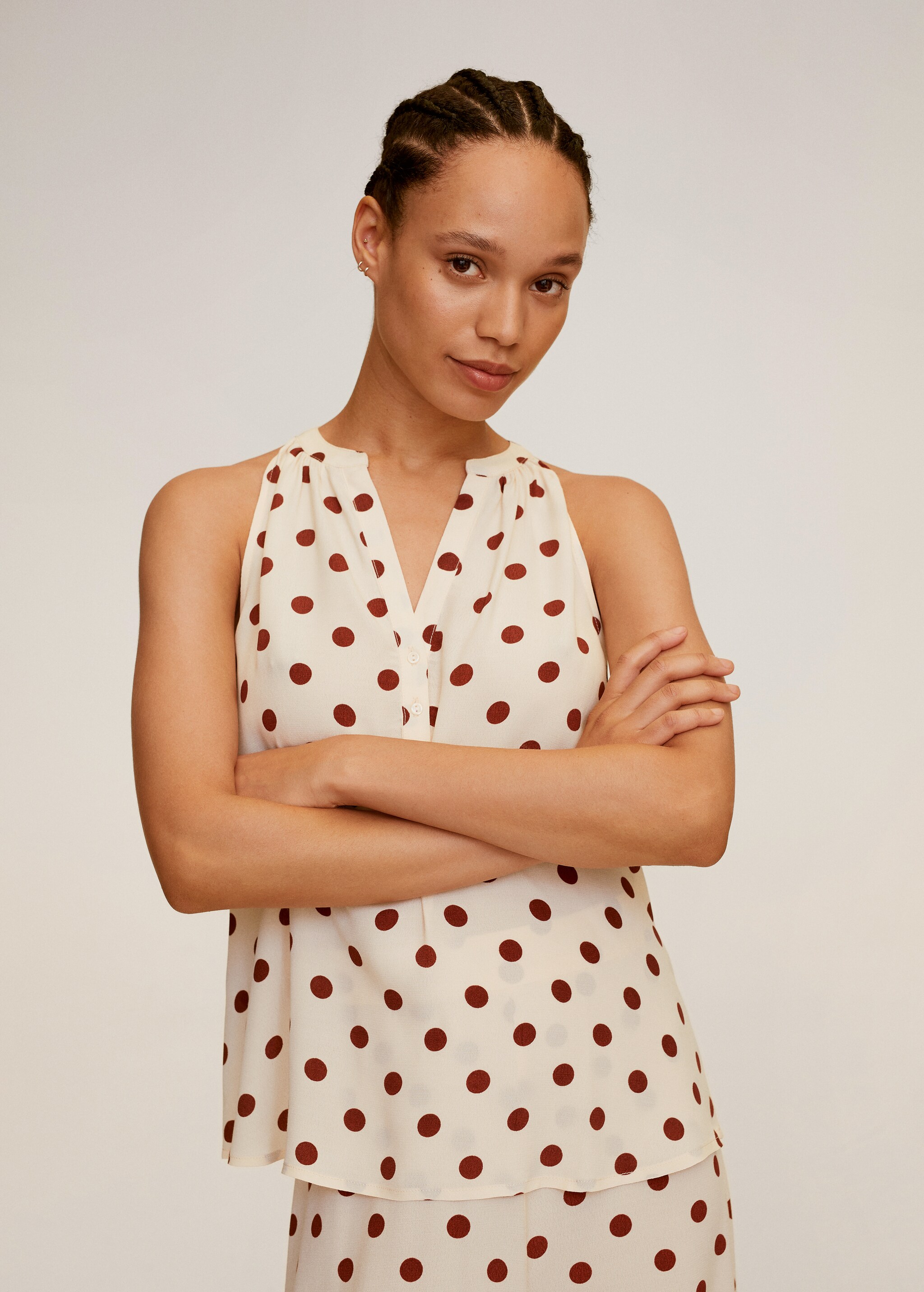 Top estampado  - Plano medio