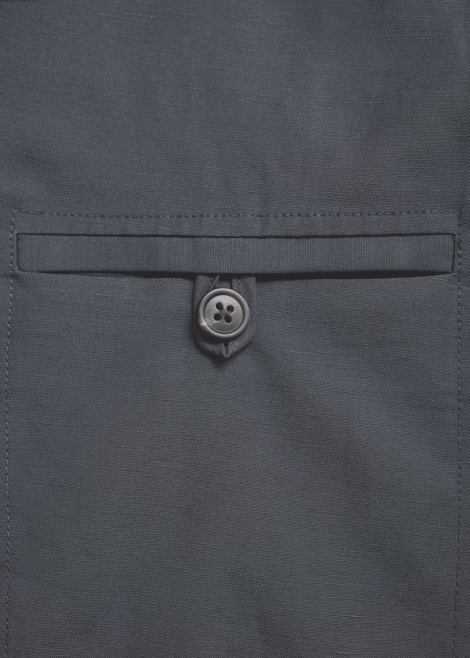 Slim Fit-Anzugblazer aus Leinengemisch - Detail des Artikels 0