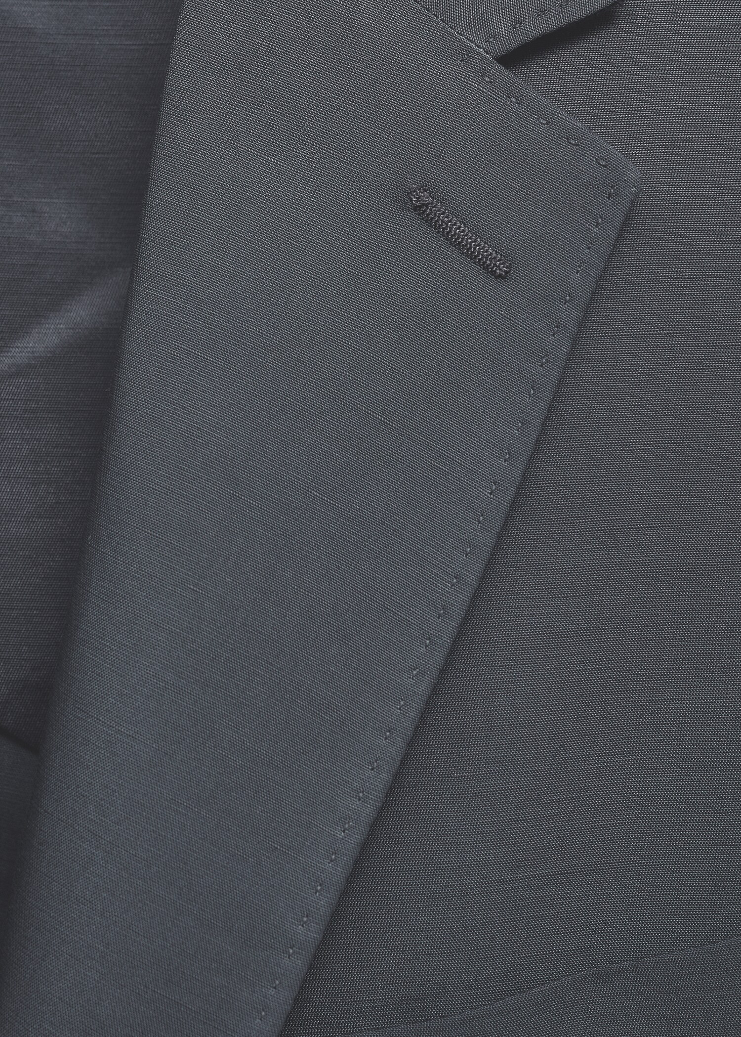 Slim Fit-Anzugblazer aus Leinengemisch - Detail des Artikels 8