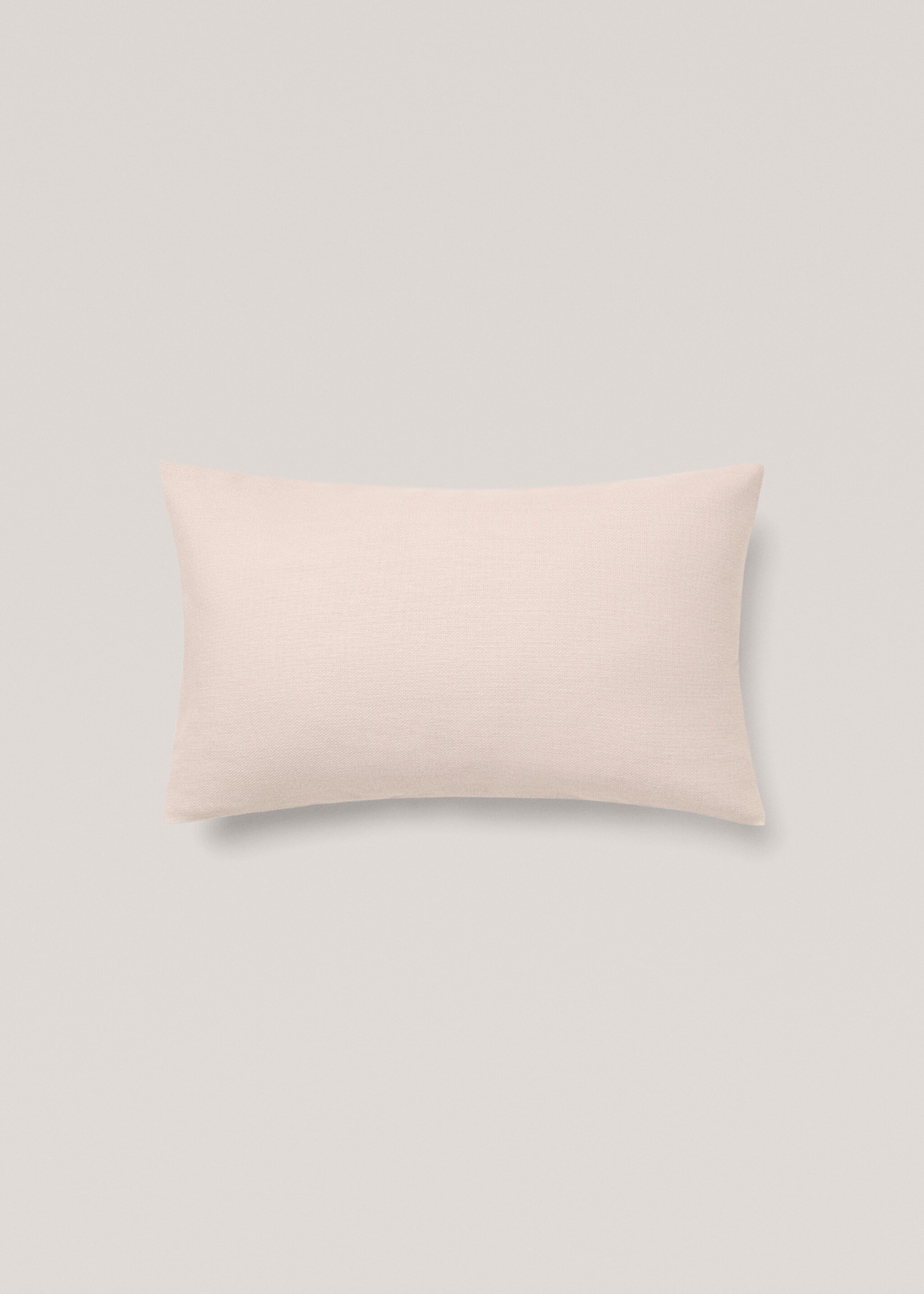 Cotton cushion cover 30x50cm - Article without model, Sand. Ref: 77092543-00.