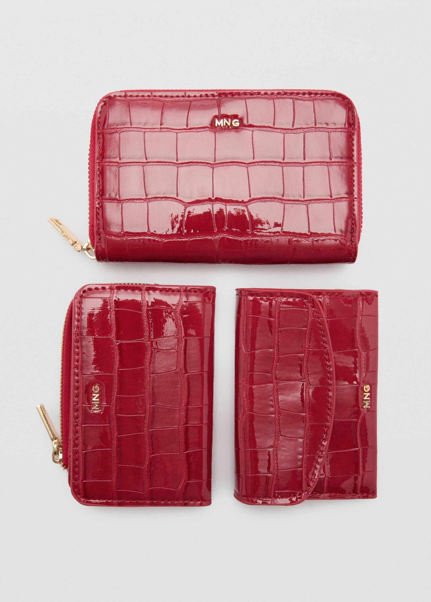 Crocodile-effect purse - Details of the article 2