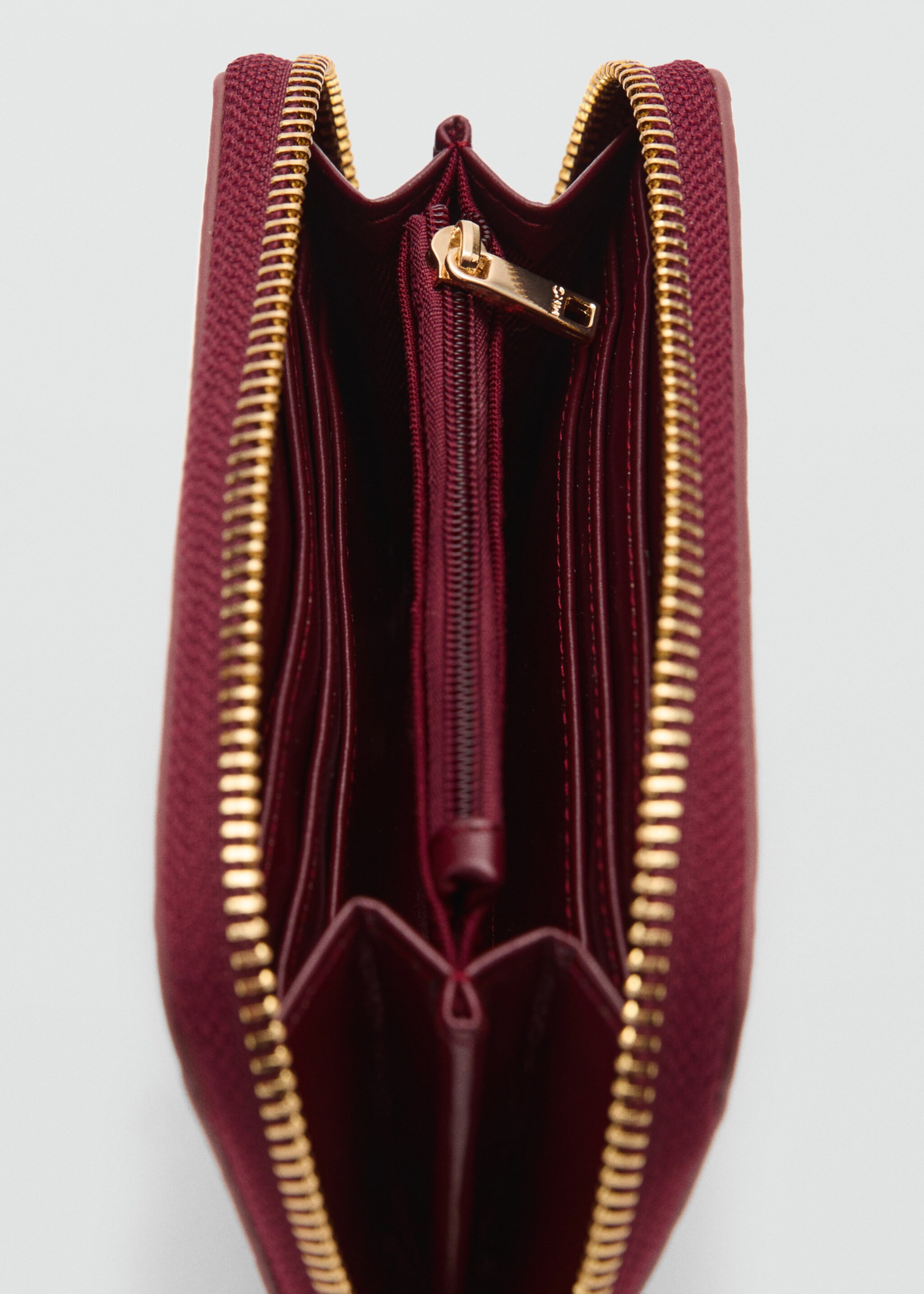 Monedero efecto cocodrilo - Plano medio, Burdeos. Ref: 77092548-00.