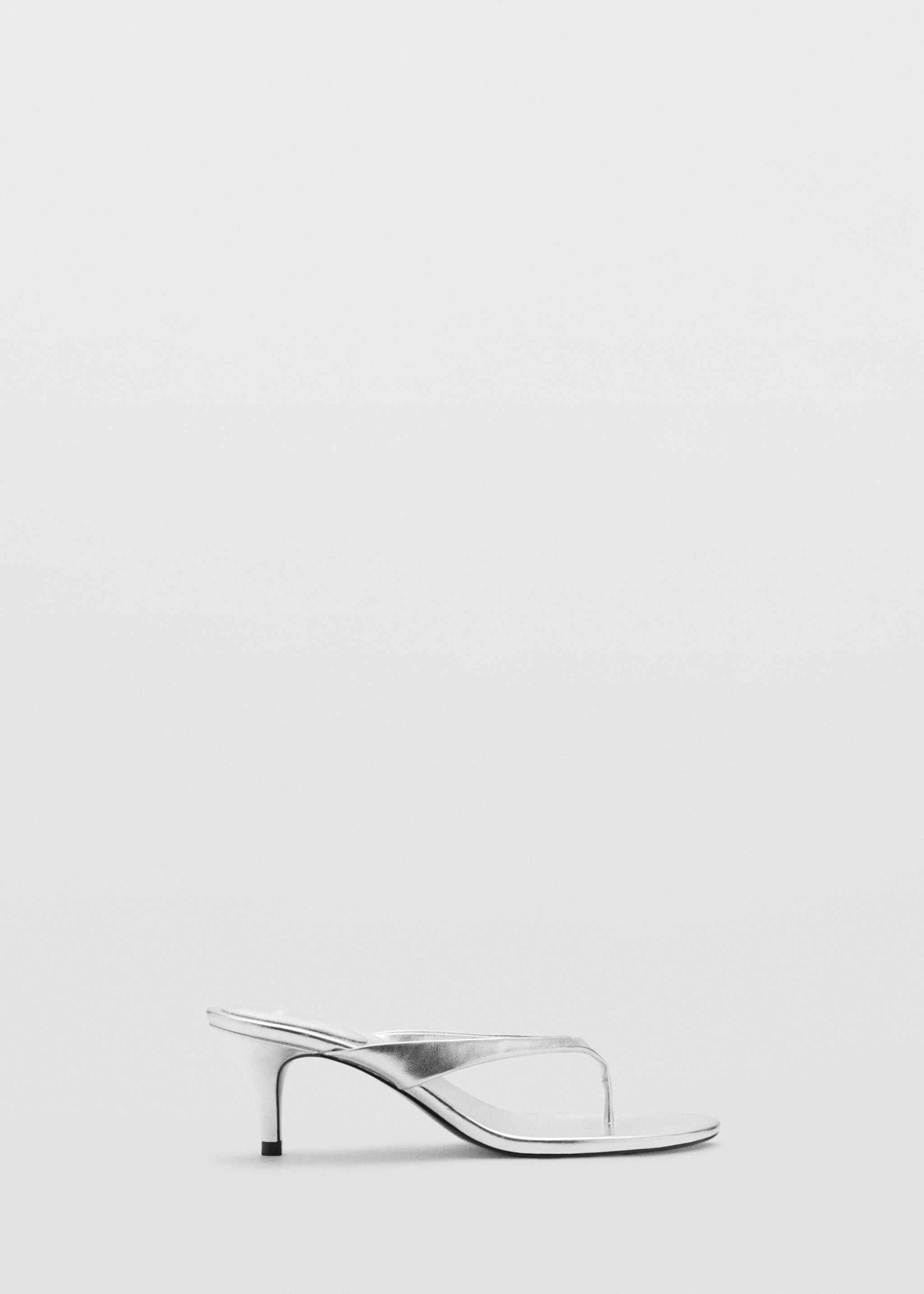 Metallic heel sandals - Article without model