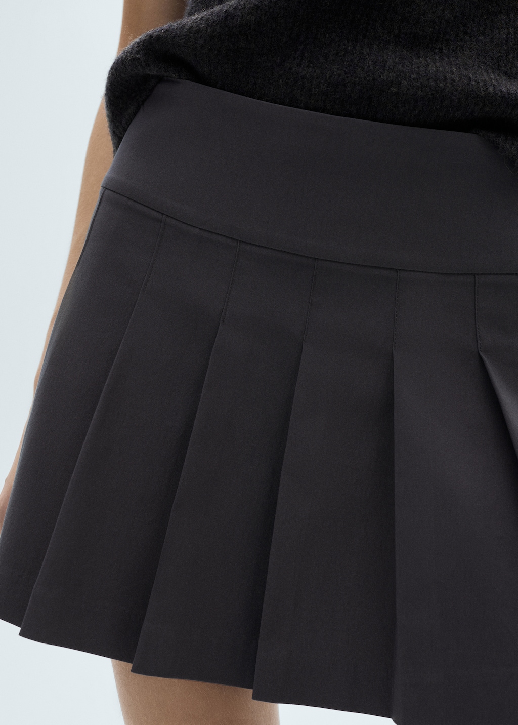 Pleated mini-skirt - Women | MANGO OUTLET USA