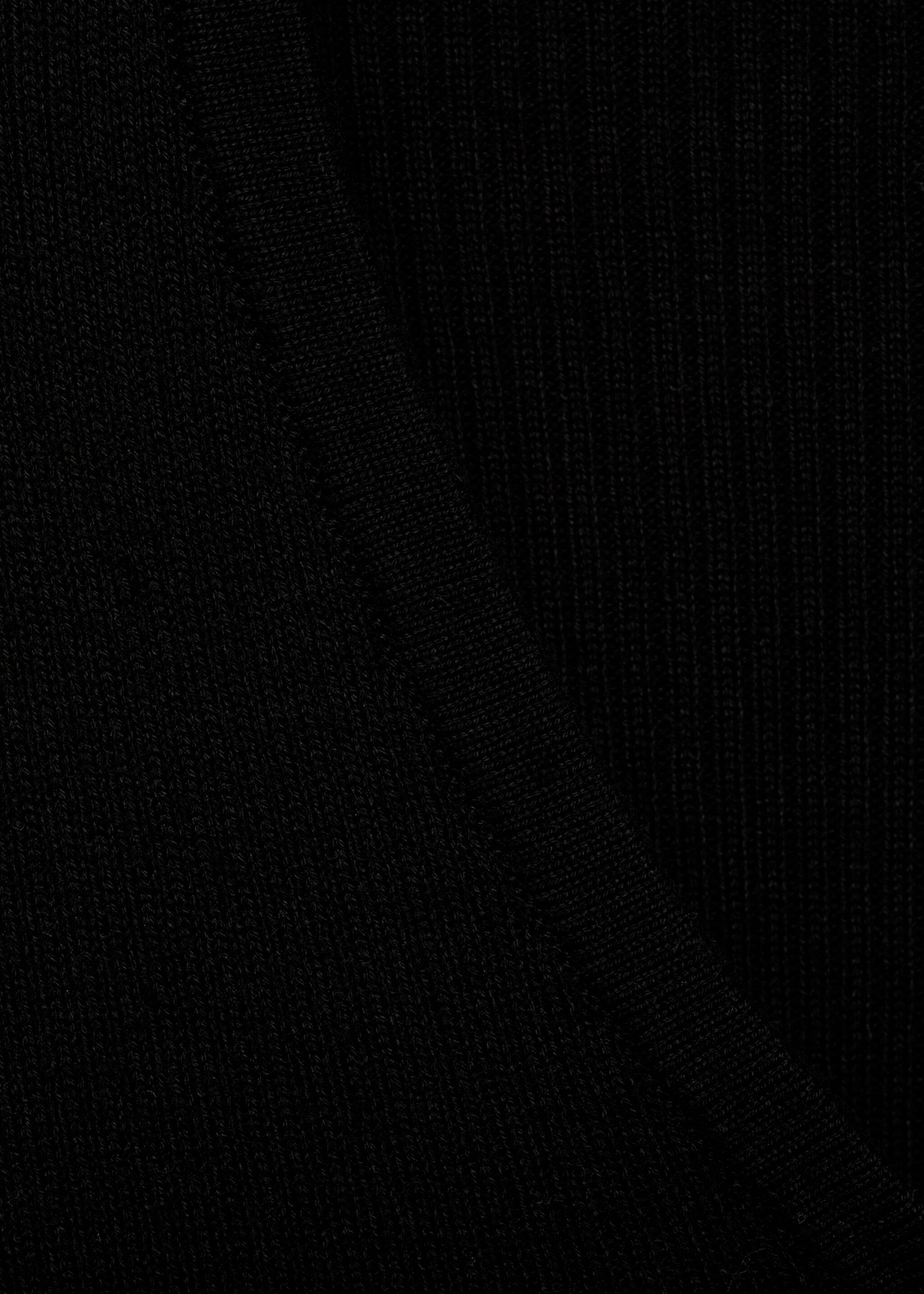 Button knit cardigan - Details of the article 8, Black. Ref: 77092932-00.