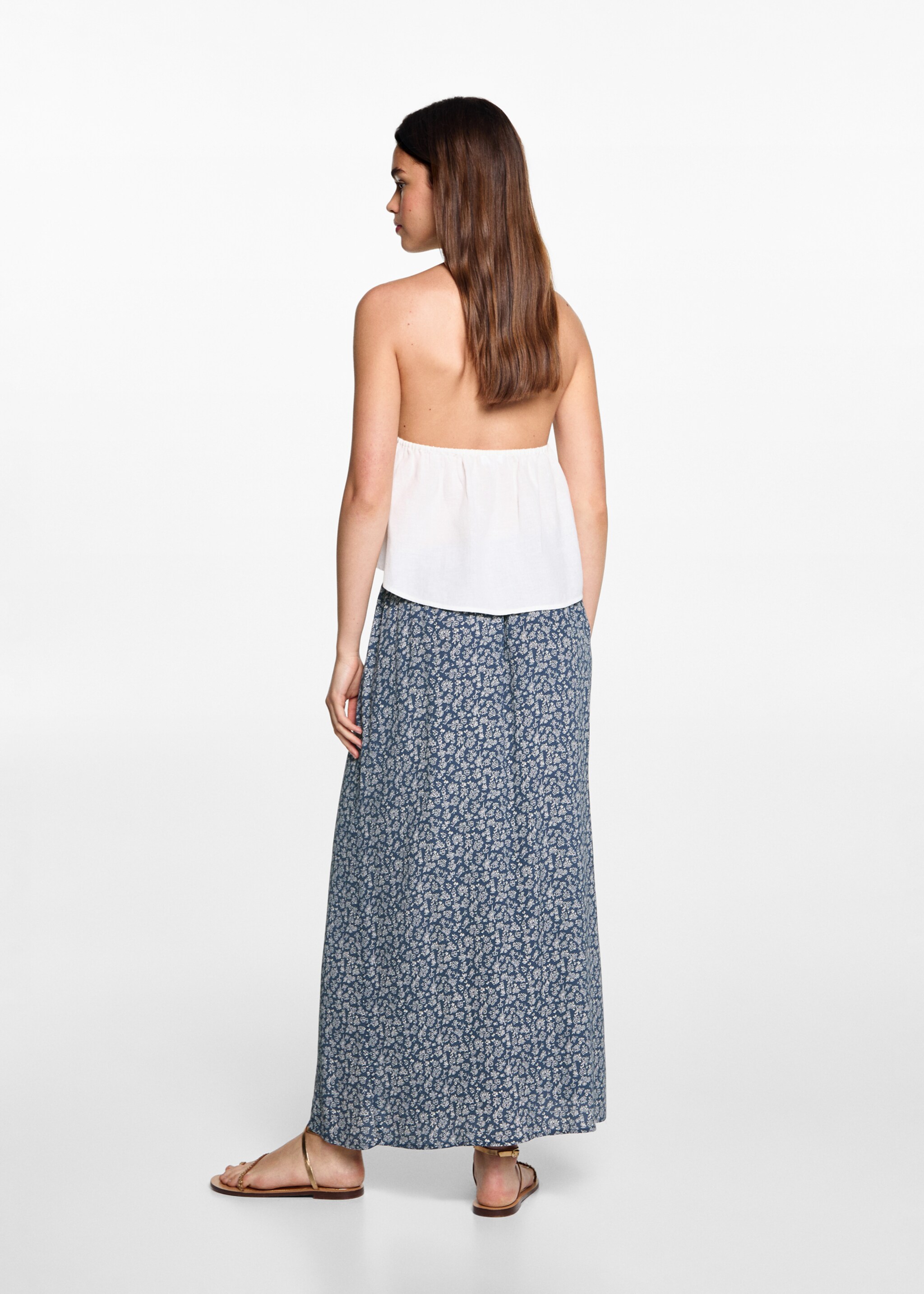 Faldilla midi floral - Revers de l'article