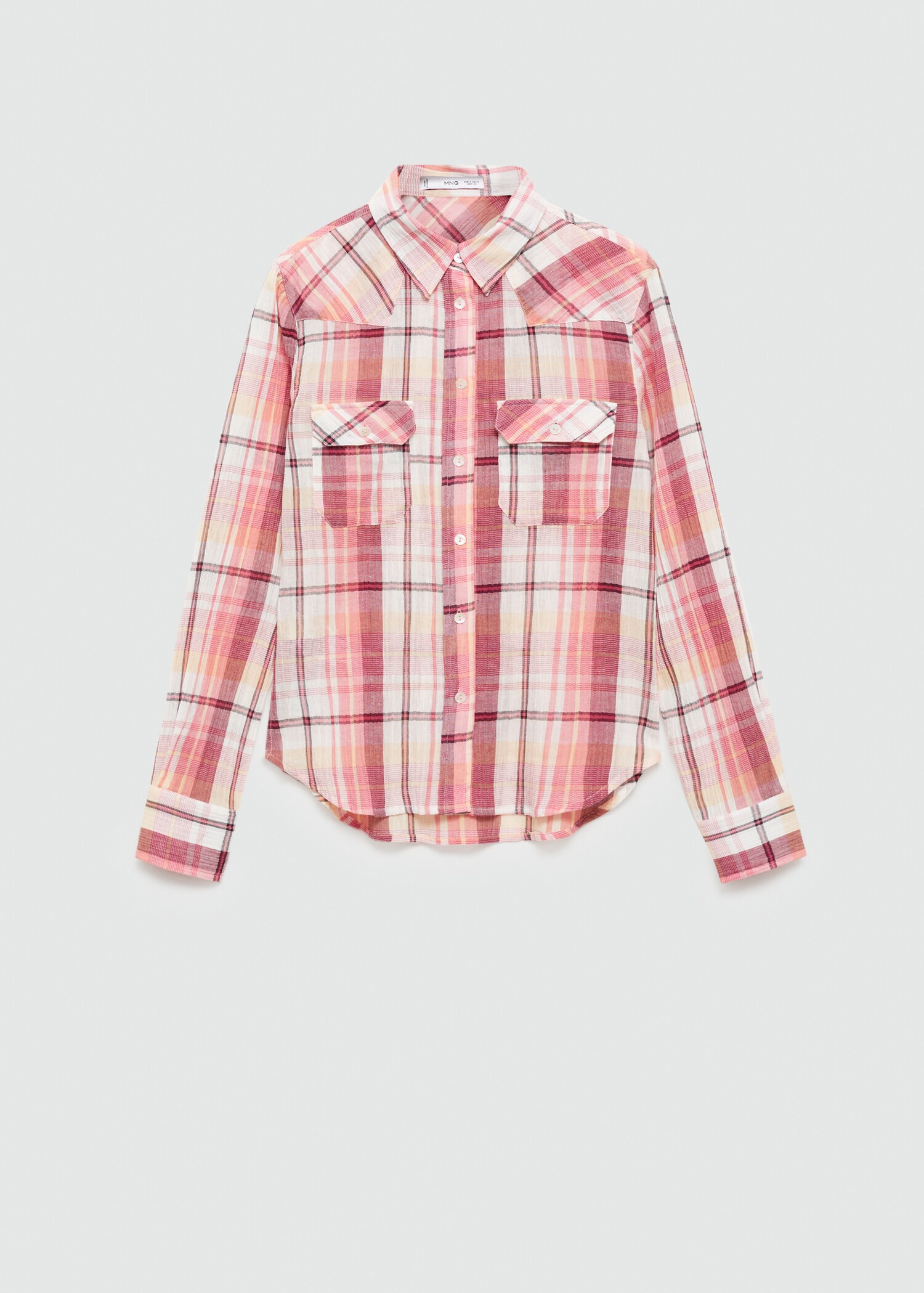 Chemise à carreaux en coton - Article sans modèle