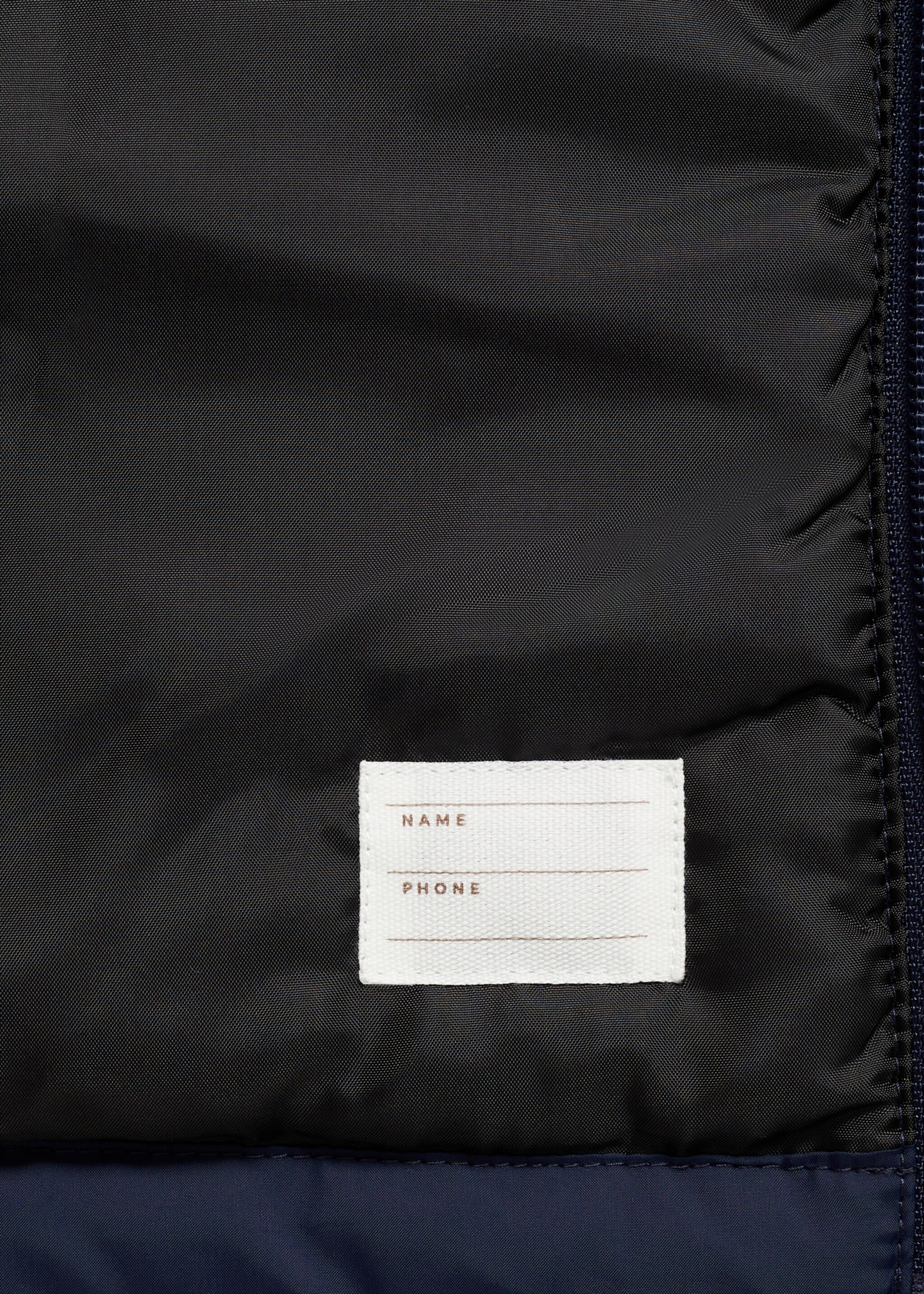 Hooded coat - Details of the article 0, Dark Navy. Ref: 77093265-00.