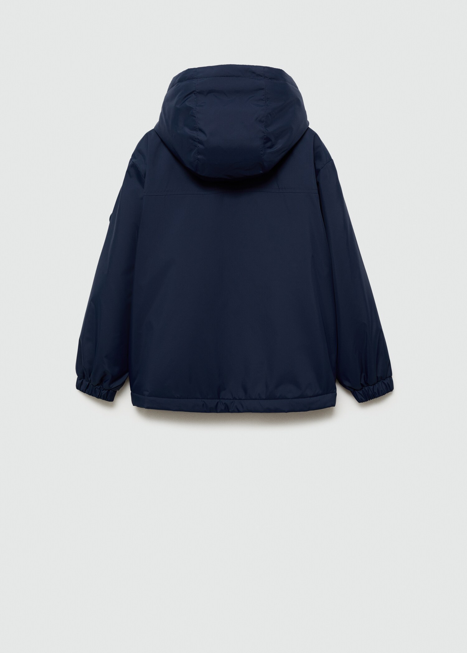 Hooded coat - Reverse of the article