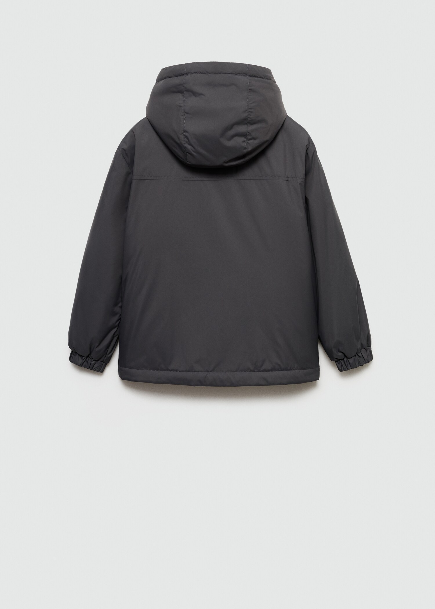 Hooded coat - Reverse of the article
