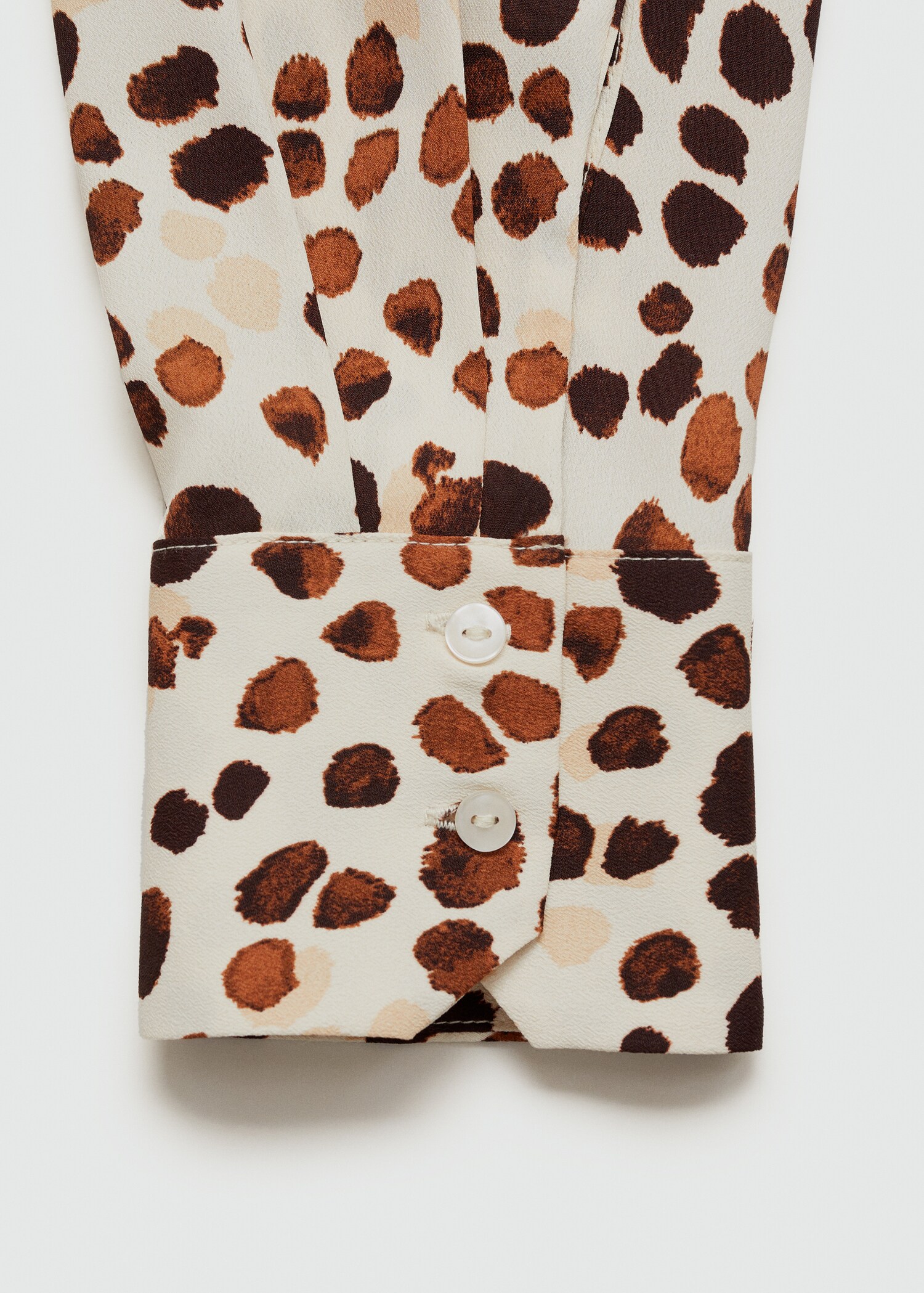 Printed flowy shirt - Details of the article 0