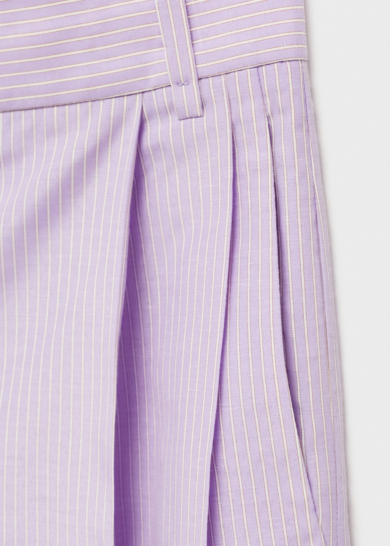 Striped wideleg trousers - Details of the article 0