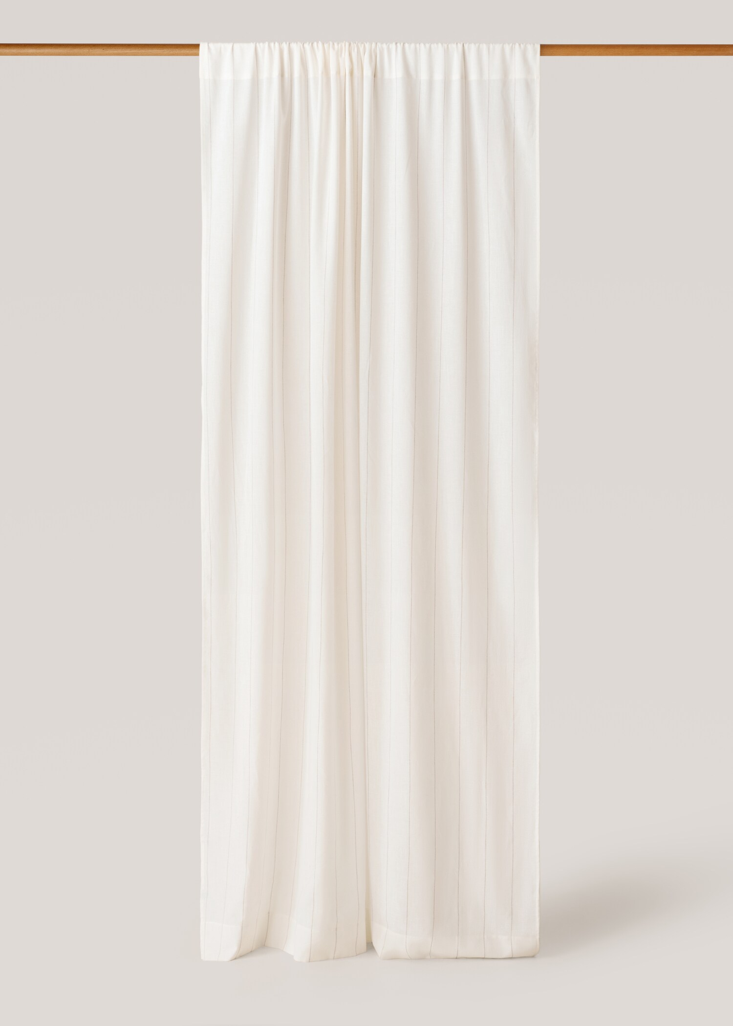 Striped cotton curtain - Article without model