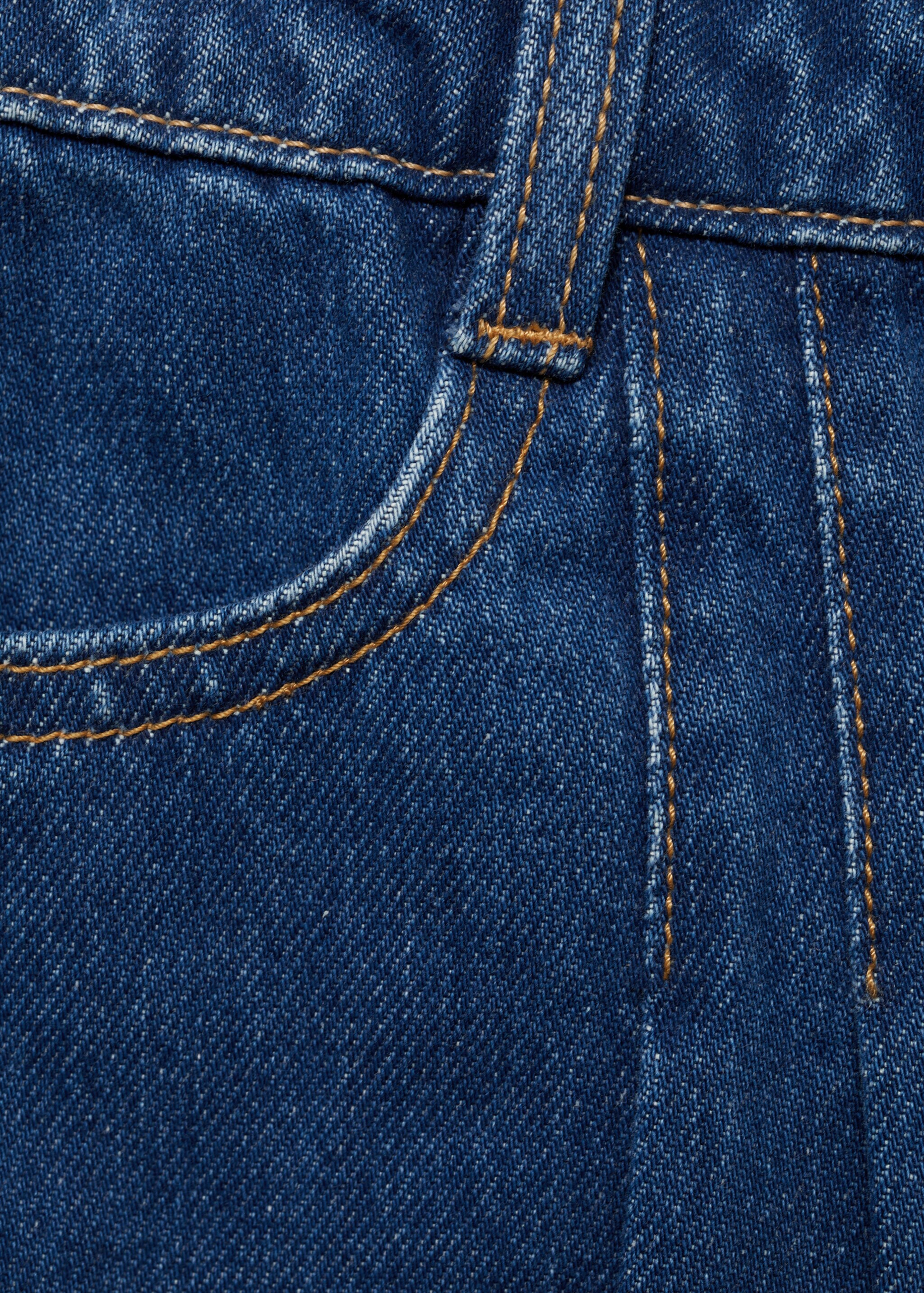 Jeans-Faltenrock - Detail des Artikels 0, Dunkelblau. Ref: 77093273-00.