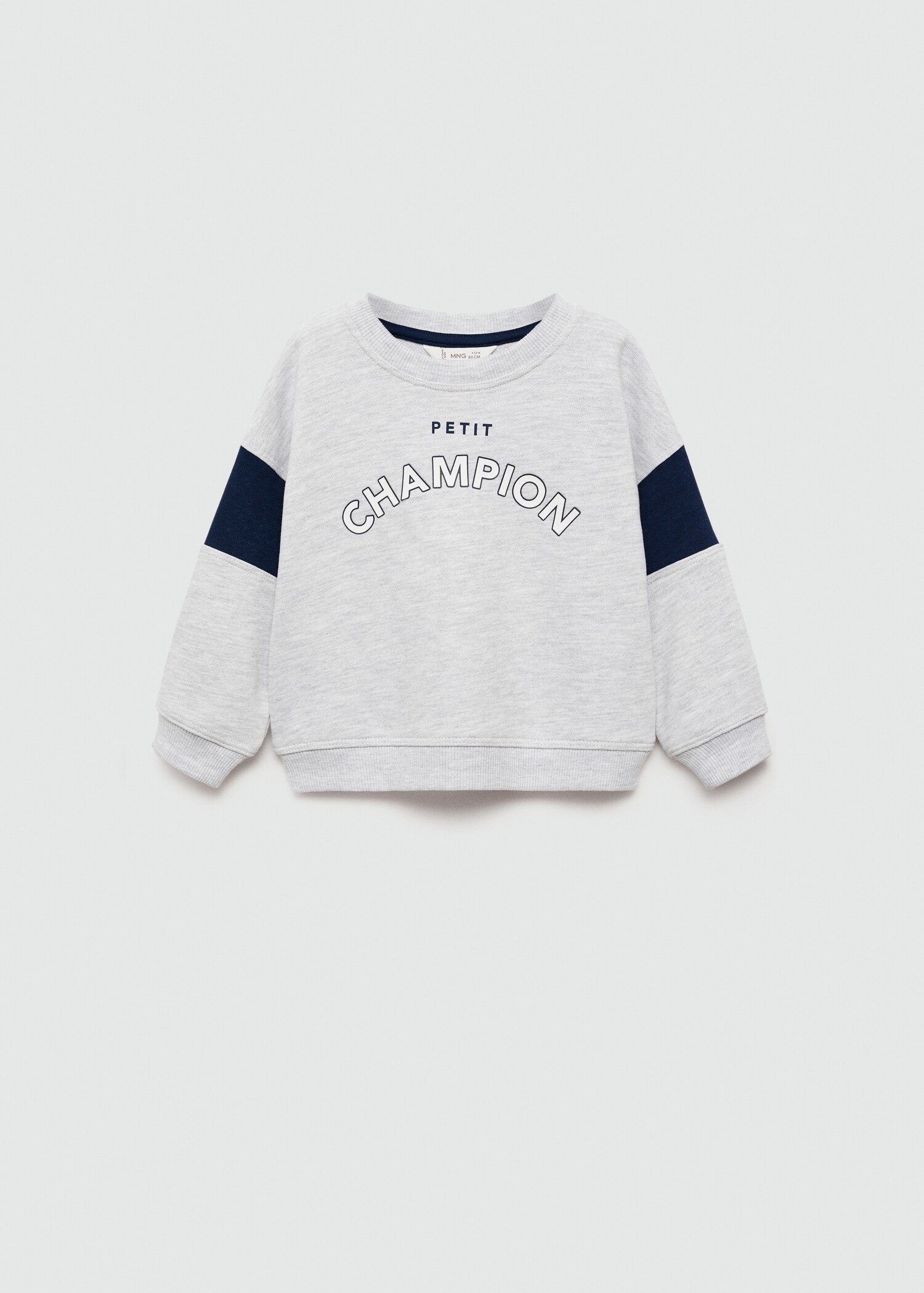 Sweat-shirt imprimé message - Article sans modèle