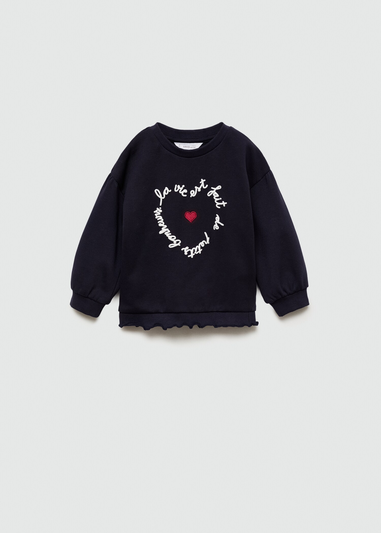 Sweat-shirt imprimé broderie - Article sans modèle