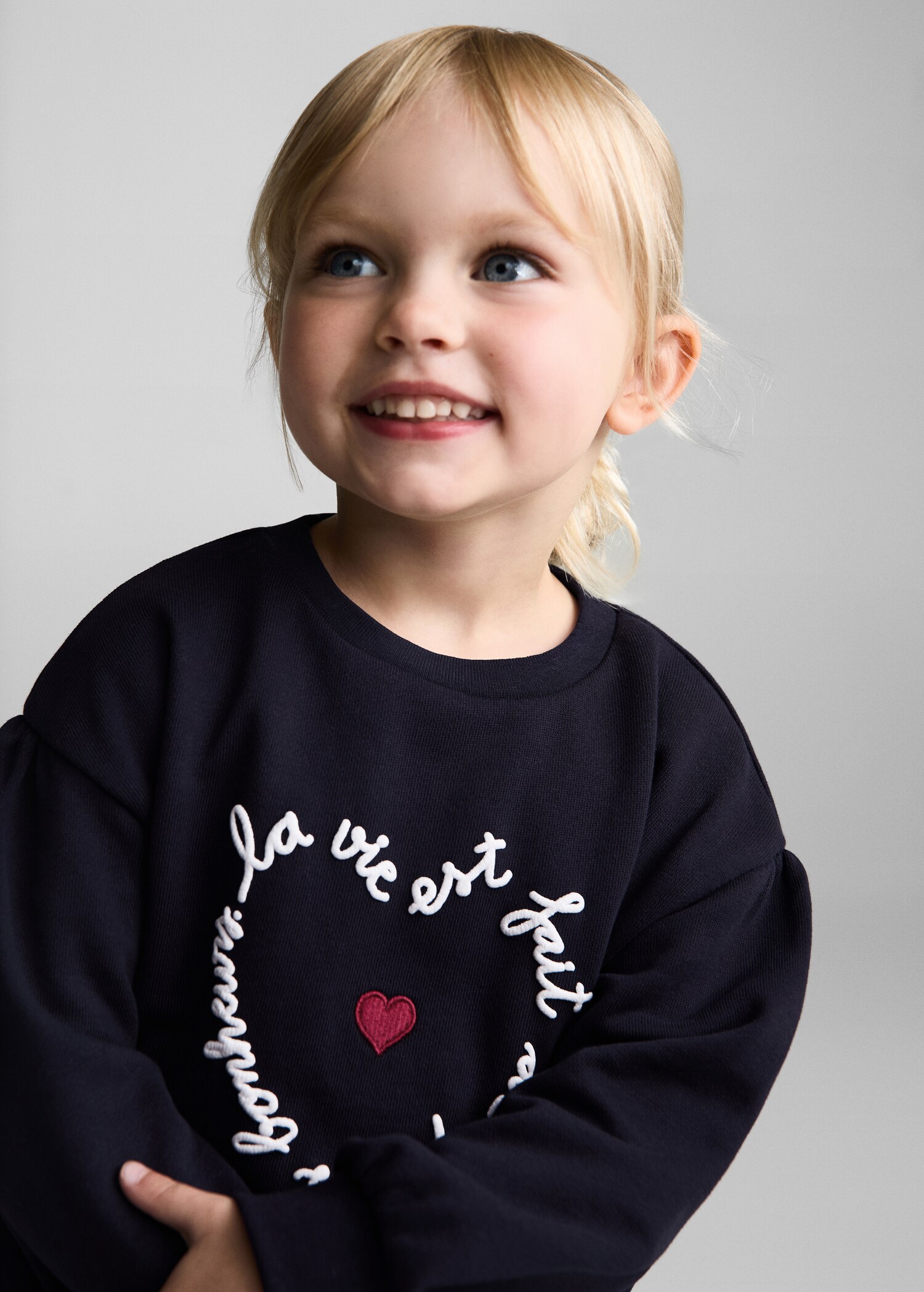 Sweat-shirt imprimé broderie - Détail de l'article 1