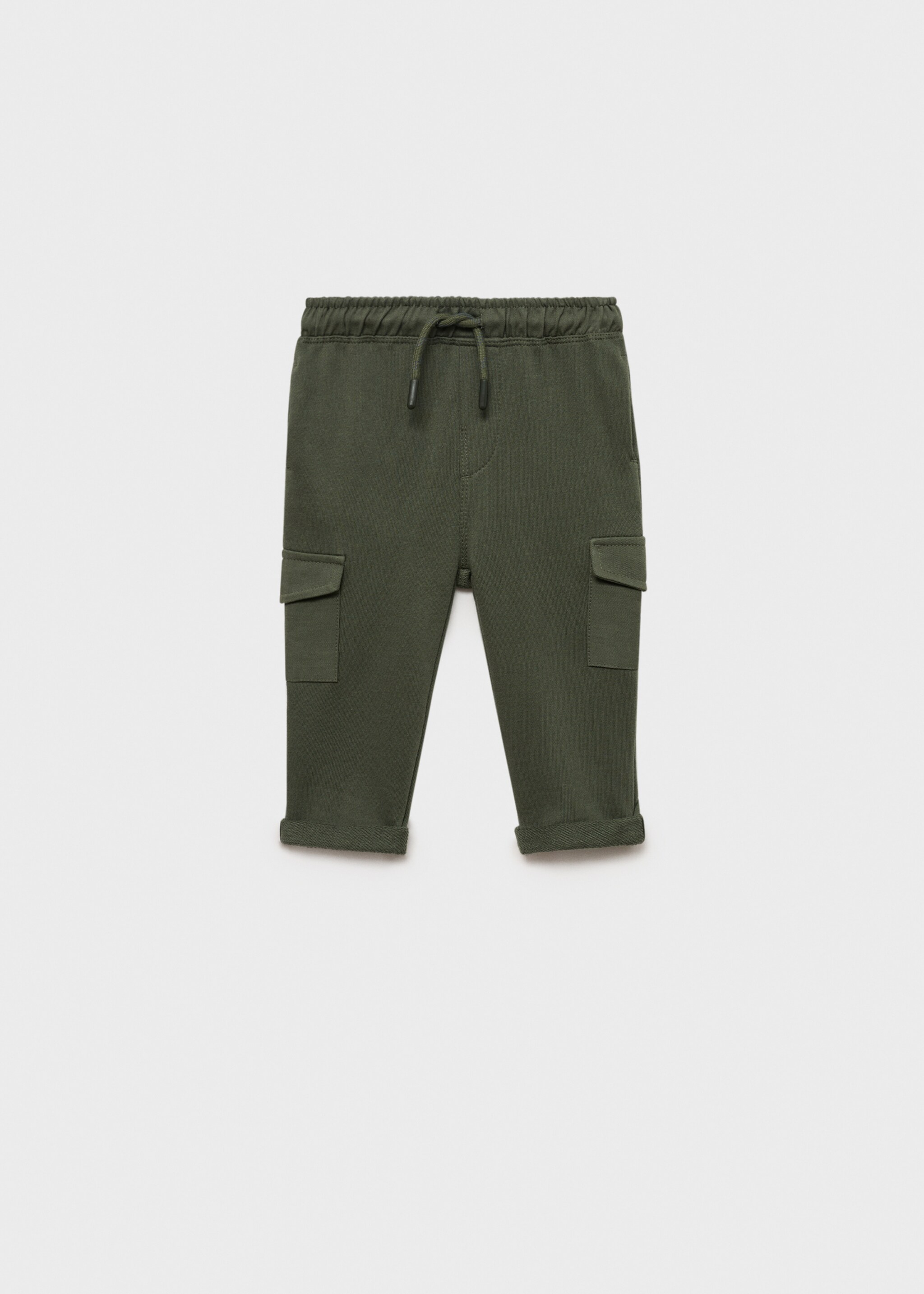 Cotton jogger cargo trousers - Article without model, Khaki. Ref: 77093285-00.