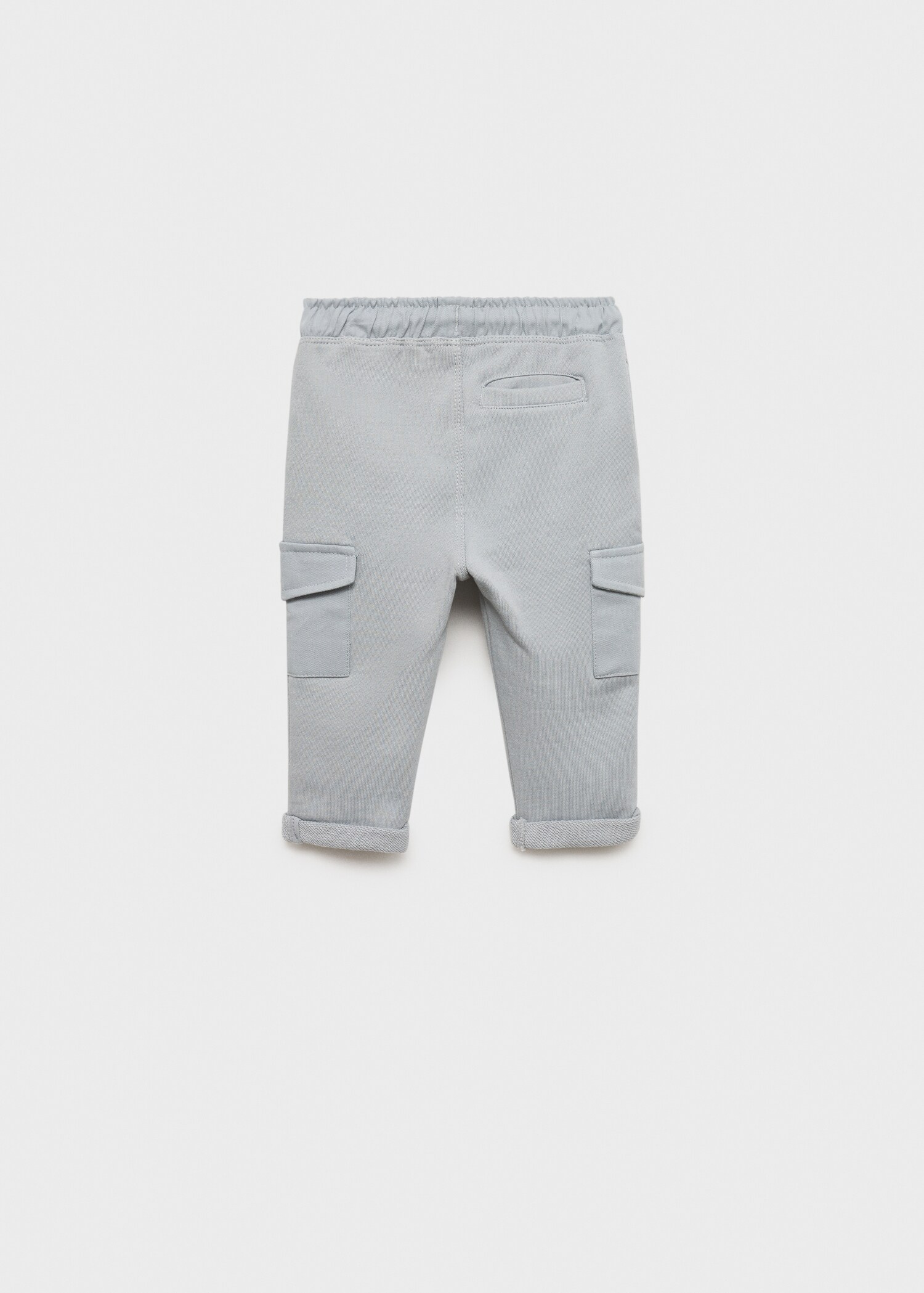 Cotton jogger cargo trousers - Reverse of the article