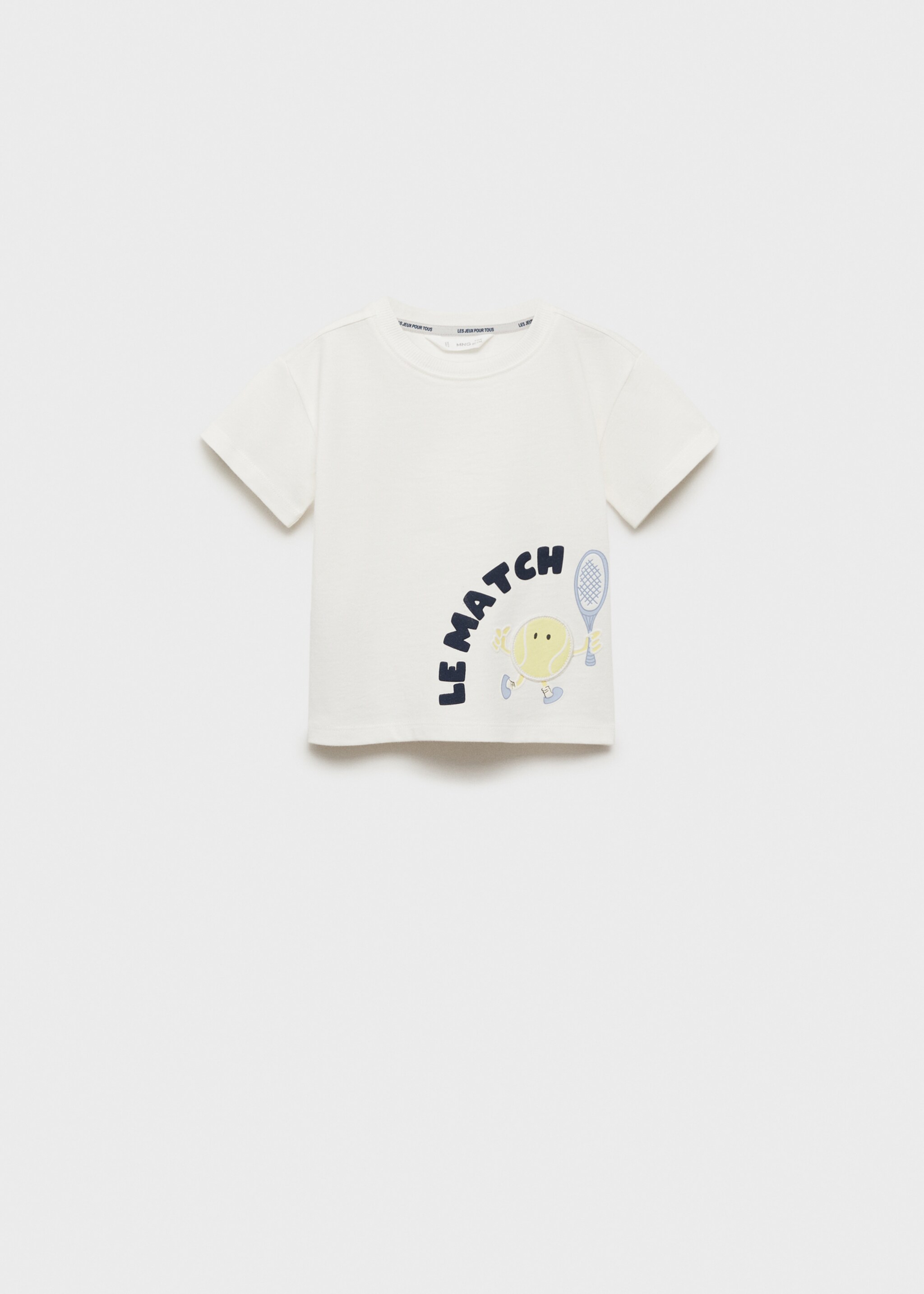 Printed cotton-blend t-shirt - Article without model