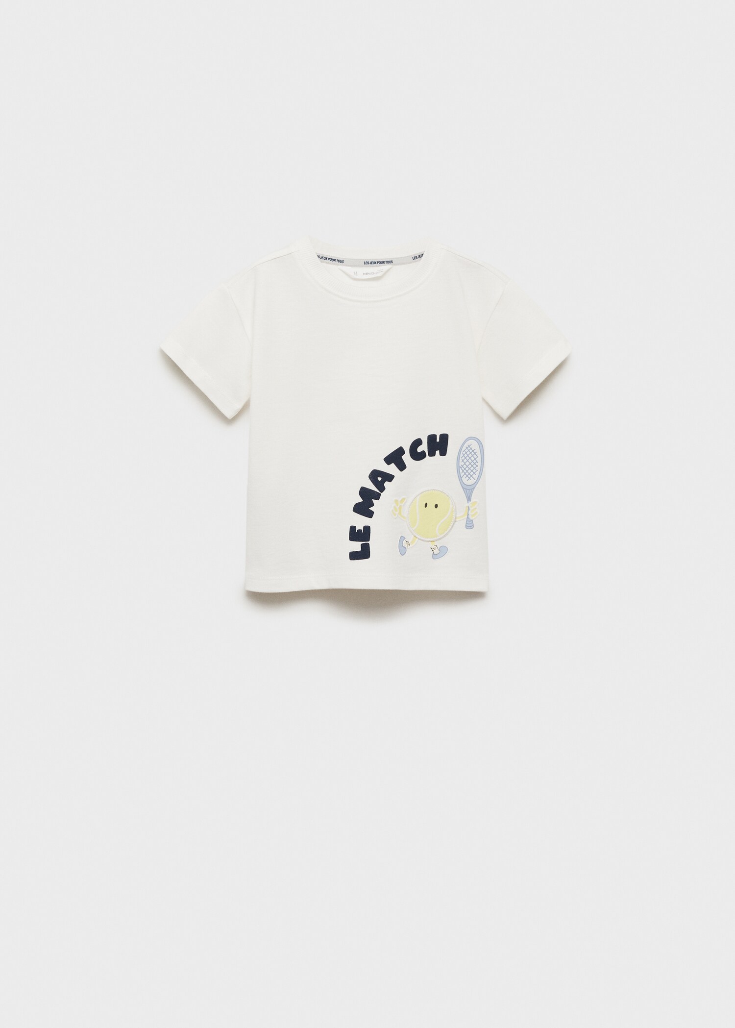 Printed cotton-blend t-shirt - Article without model