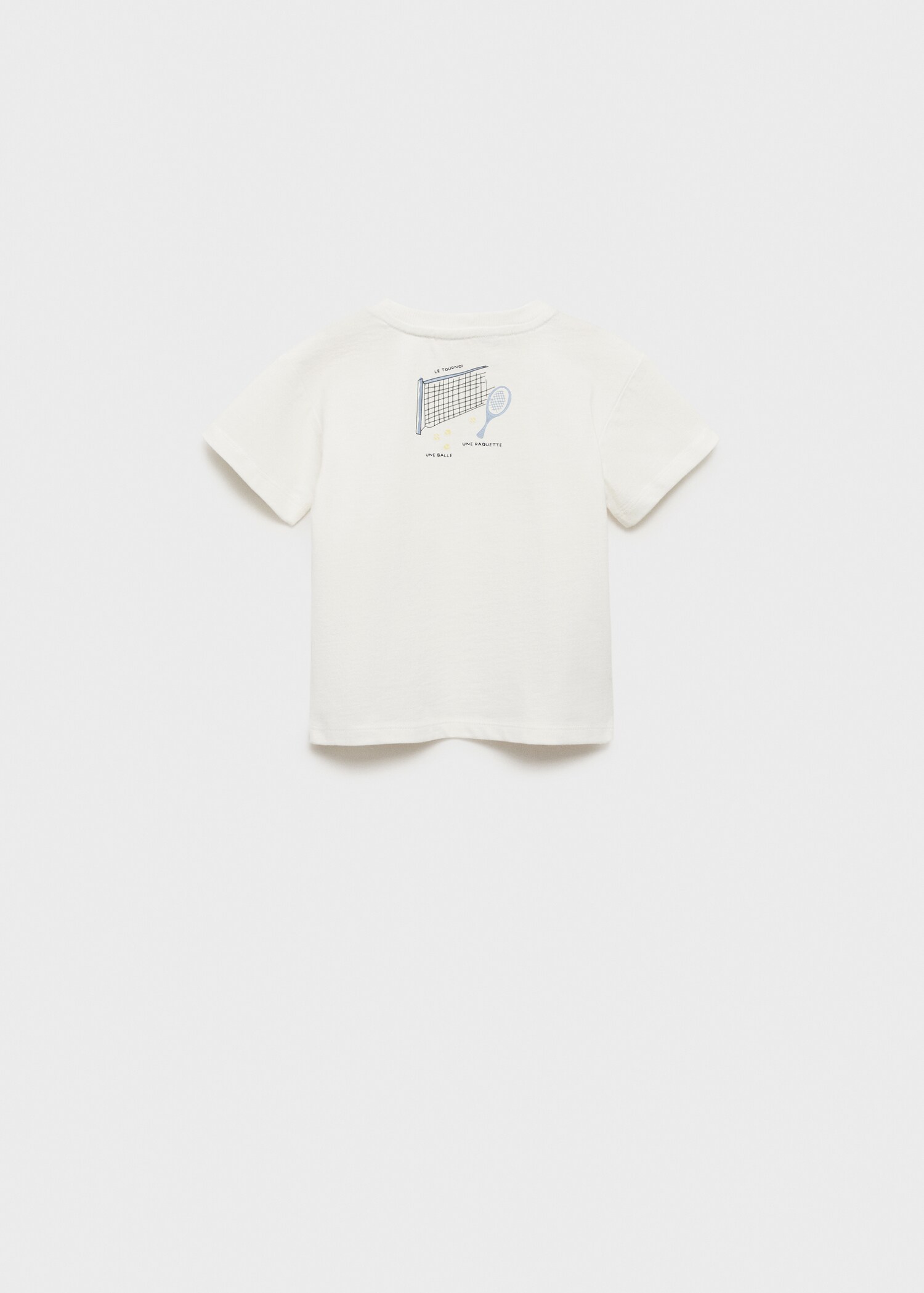 Printed cotton-blend t-shirt - Reverse of the article