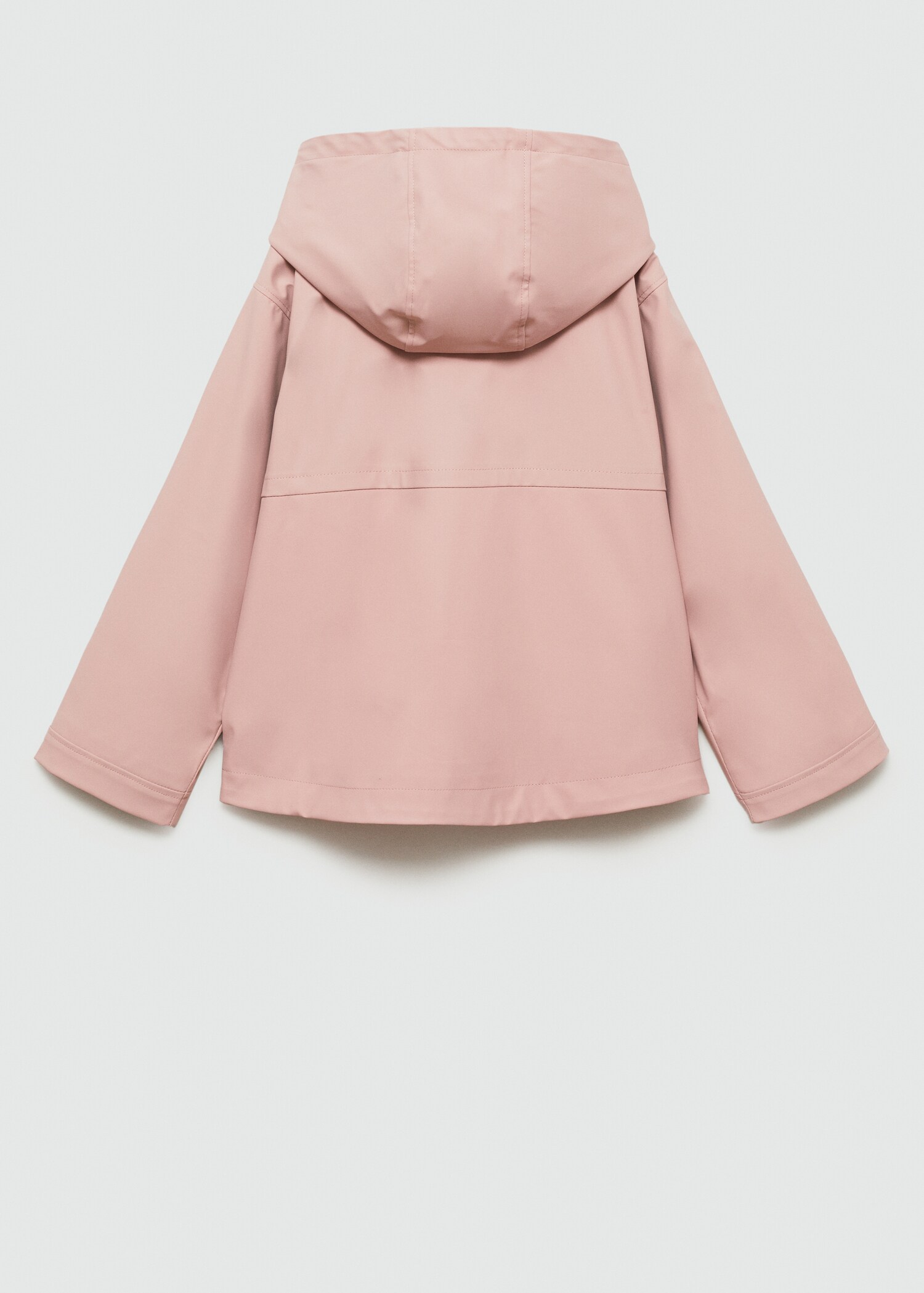 Hooded waterproof quilted parka - Reverse of the article